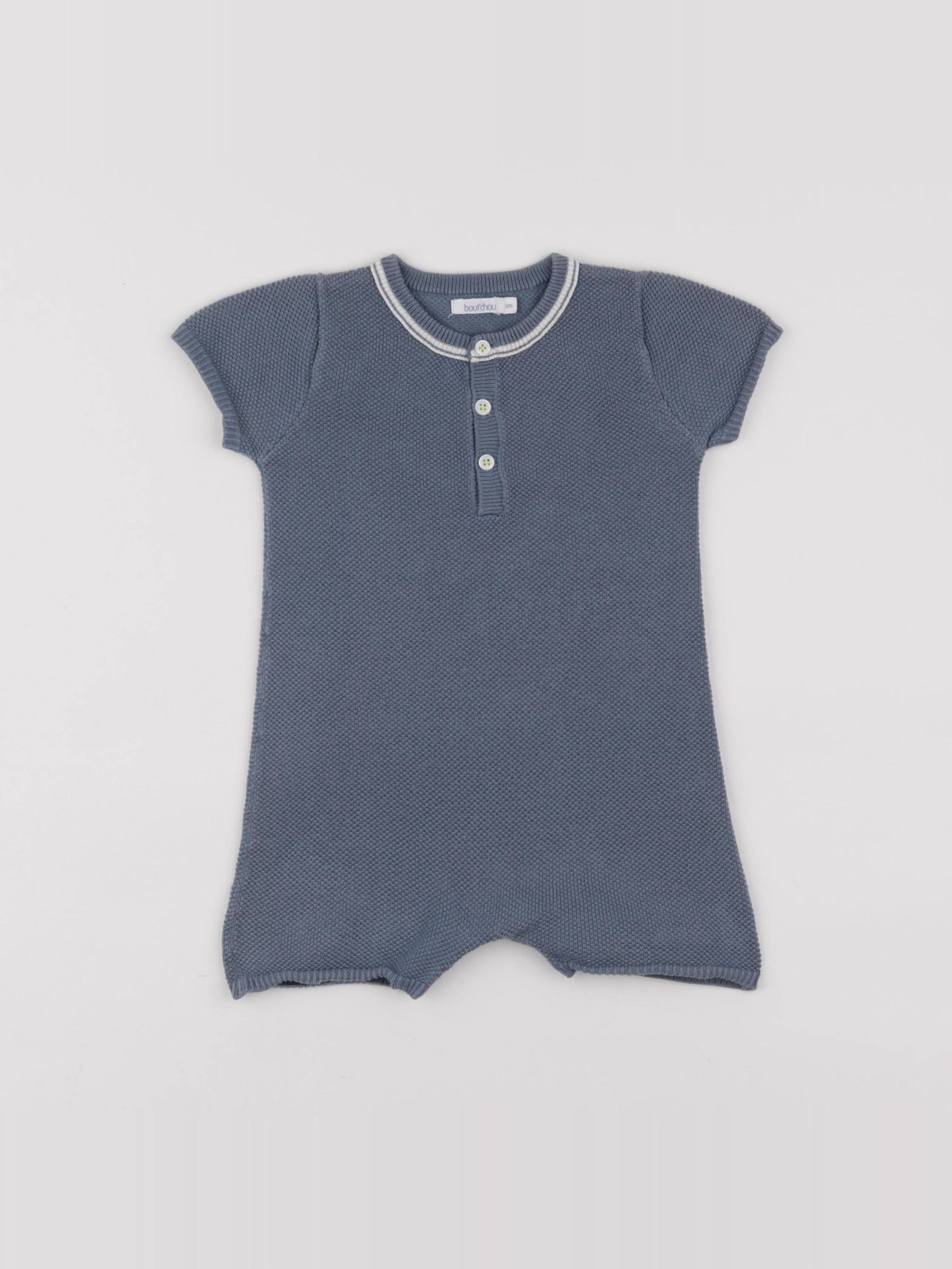 Boutchou - combinaison bleu - 6 mois