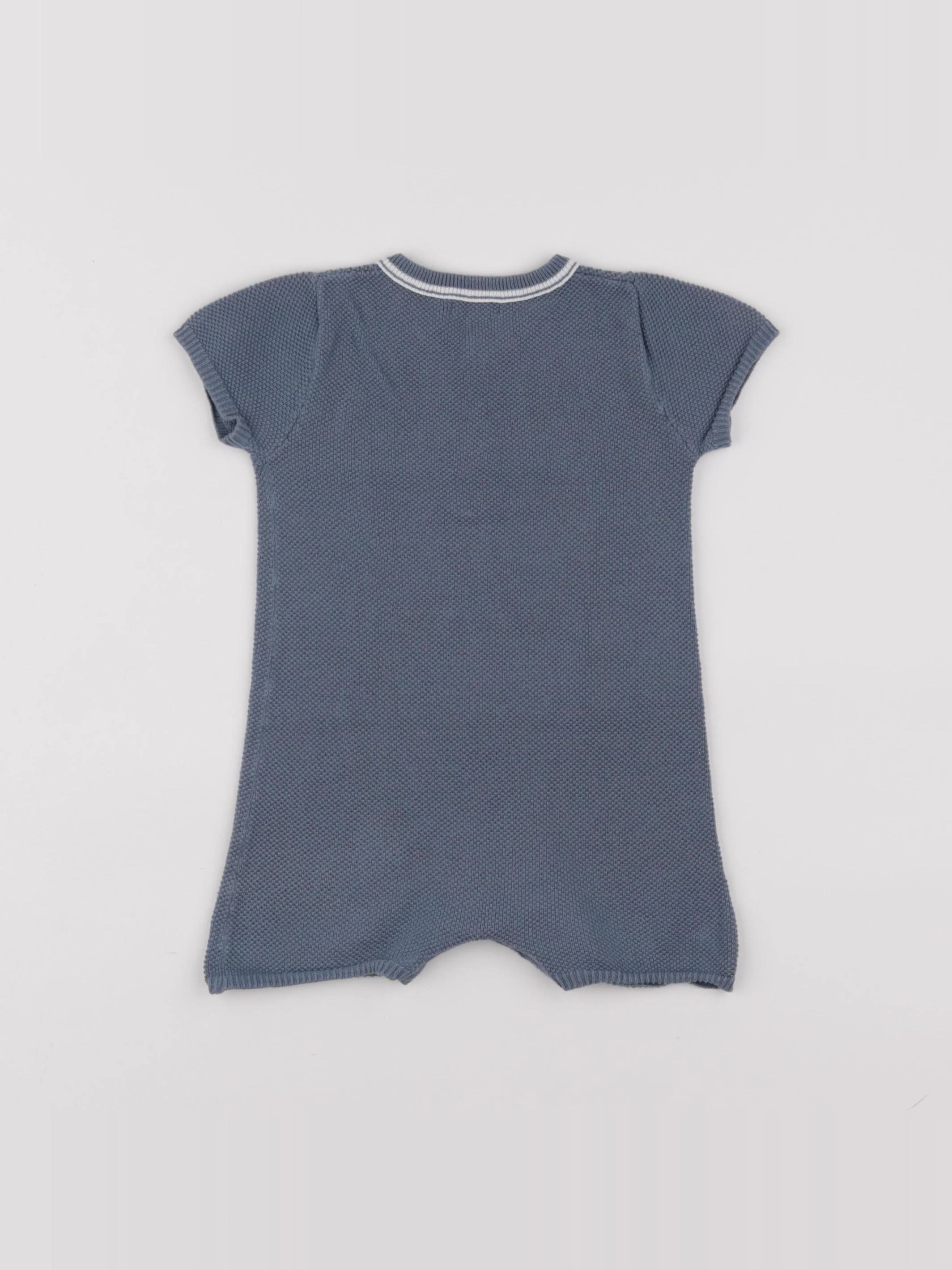 Boutchou - combinaison bleu - 6 mois