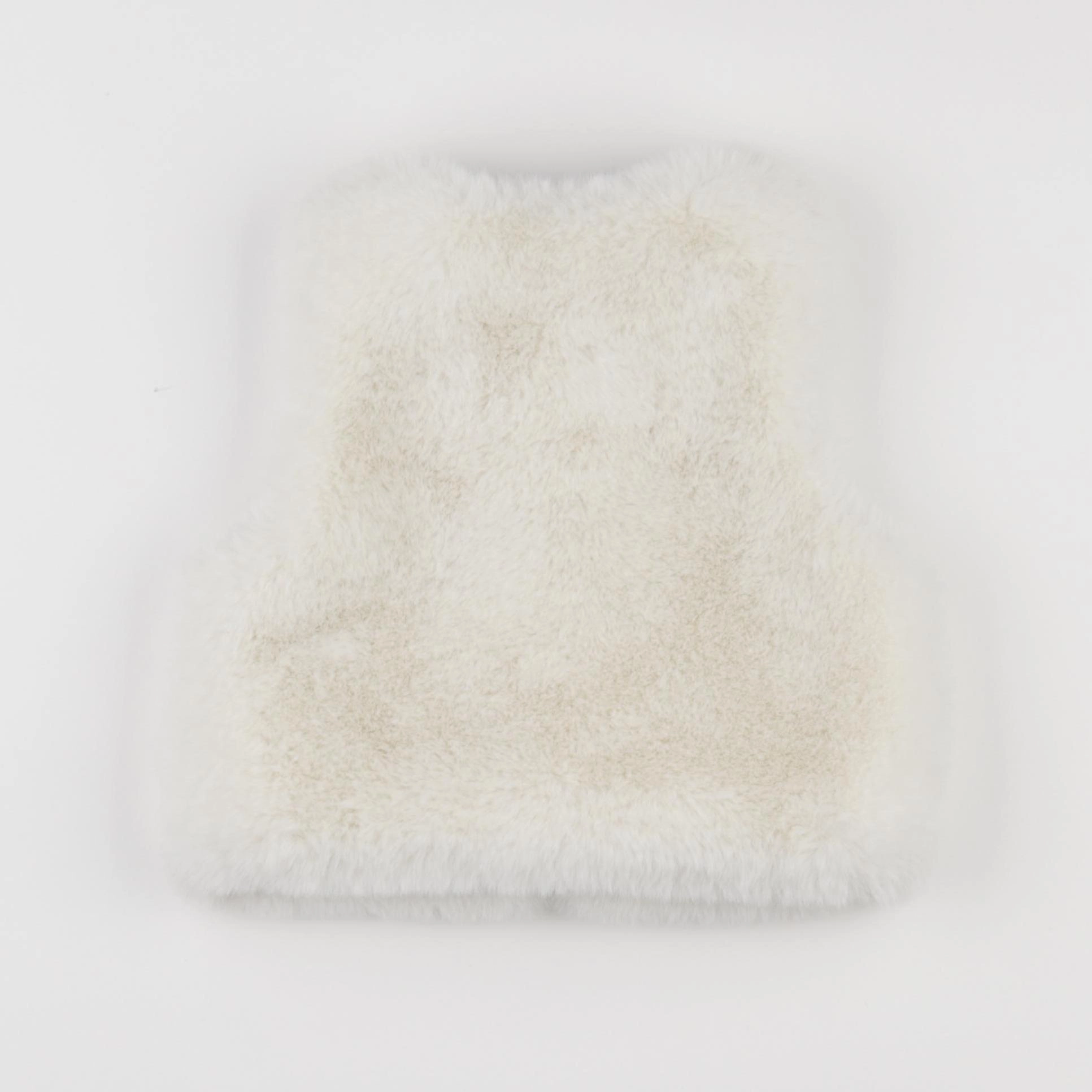 Monoprix - gilet blanc - 4 ans