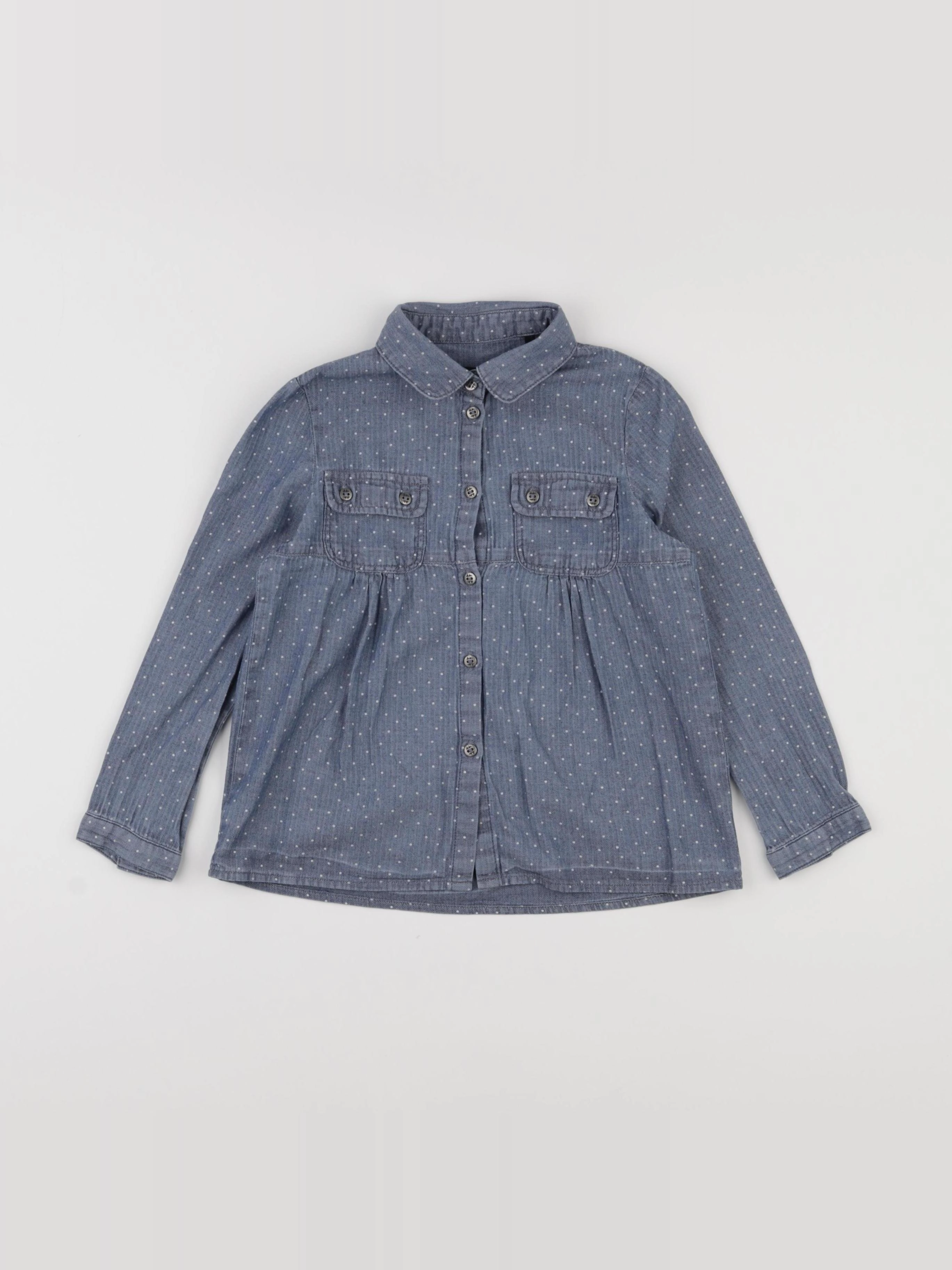 IKKS - blouse bleu - 4 ans