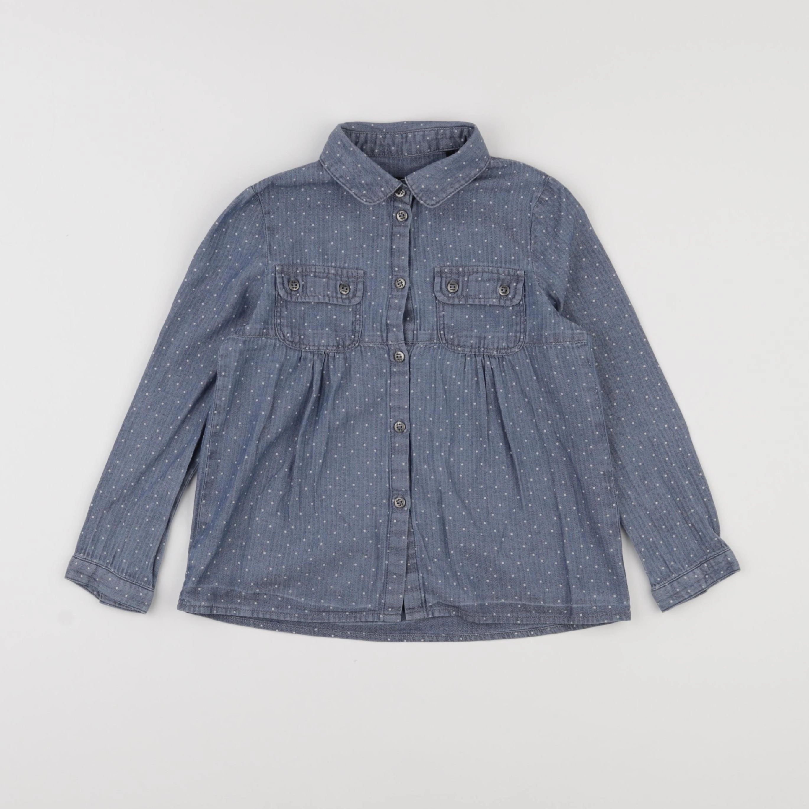 IKKS - blouse bleu - 4 ans