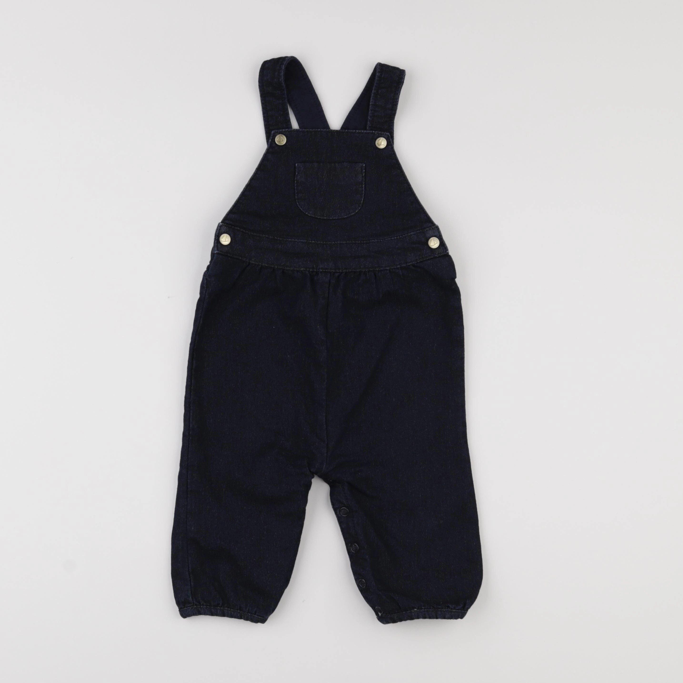 Petit Bateau - salopette bleu - 12 mois