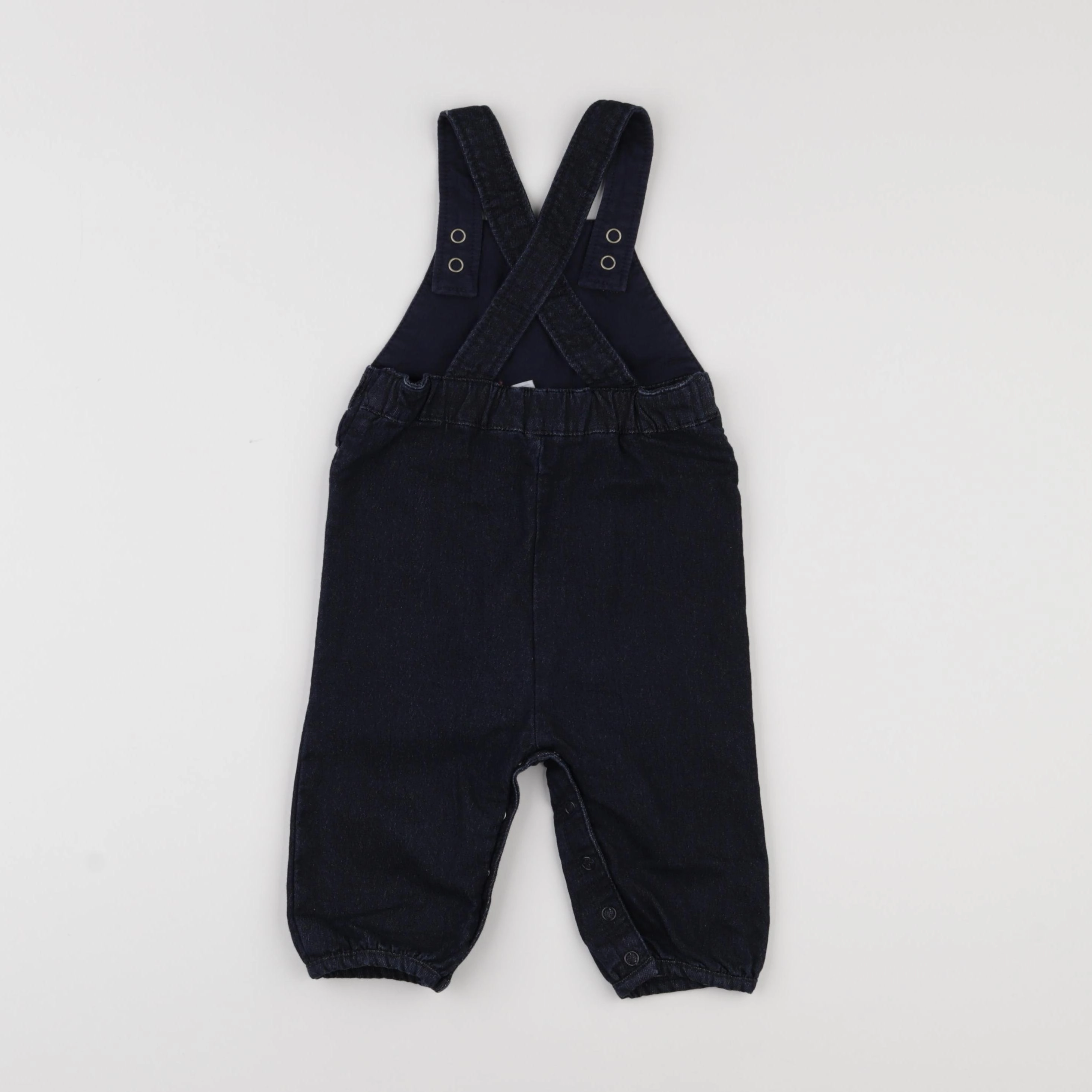 Petit Bateau - salopette bleu - 12 mois