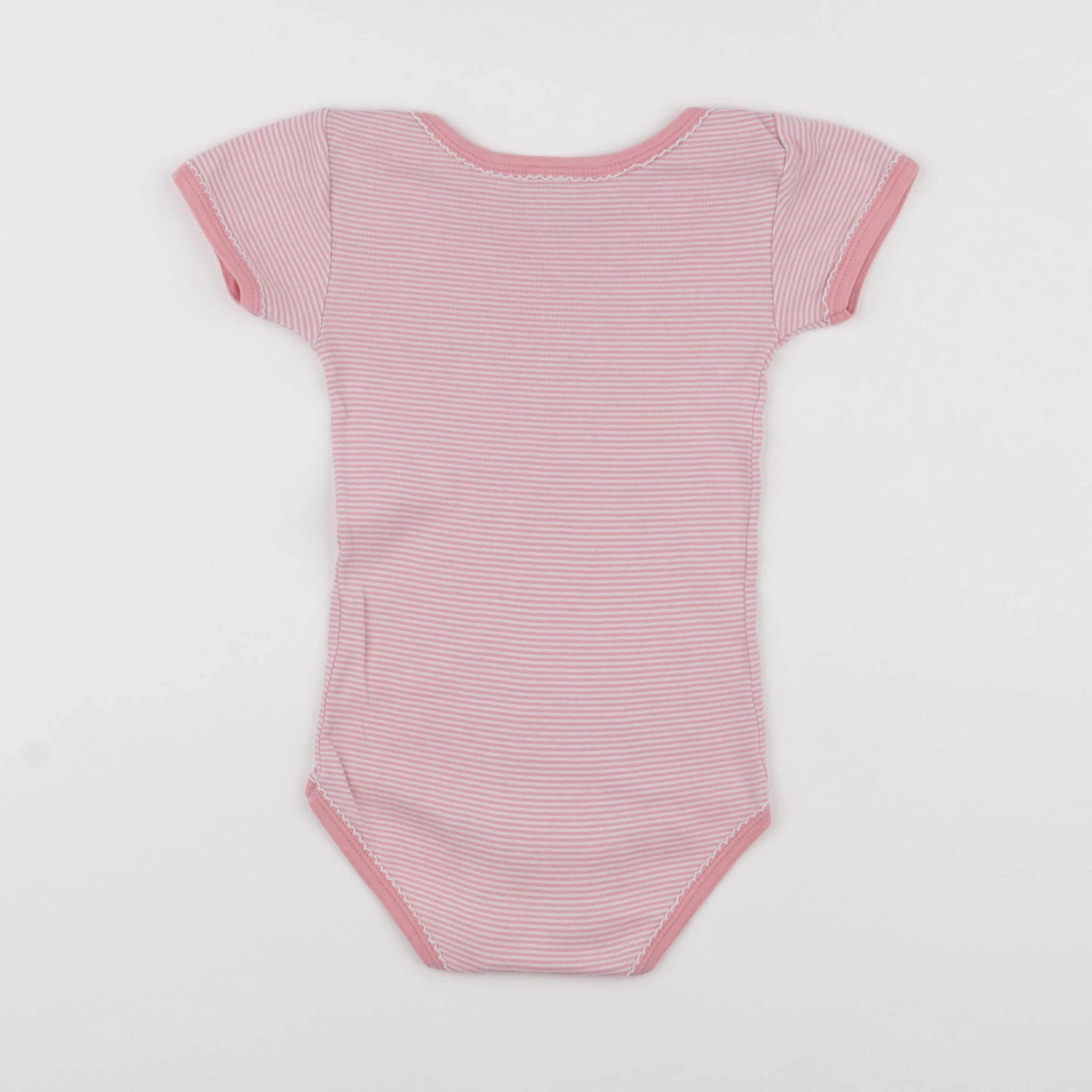 Petit Bateau - body rose - 24 mois