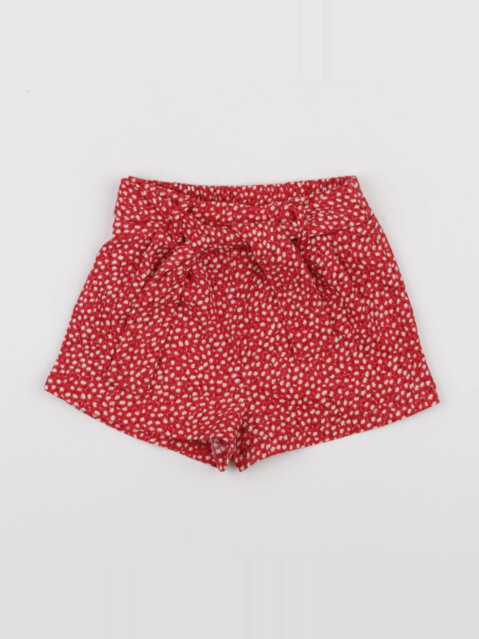 Mango - short rouge - 9/12 mois
