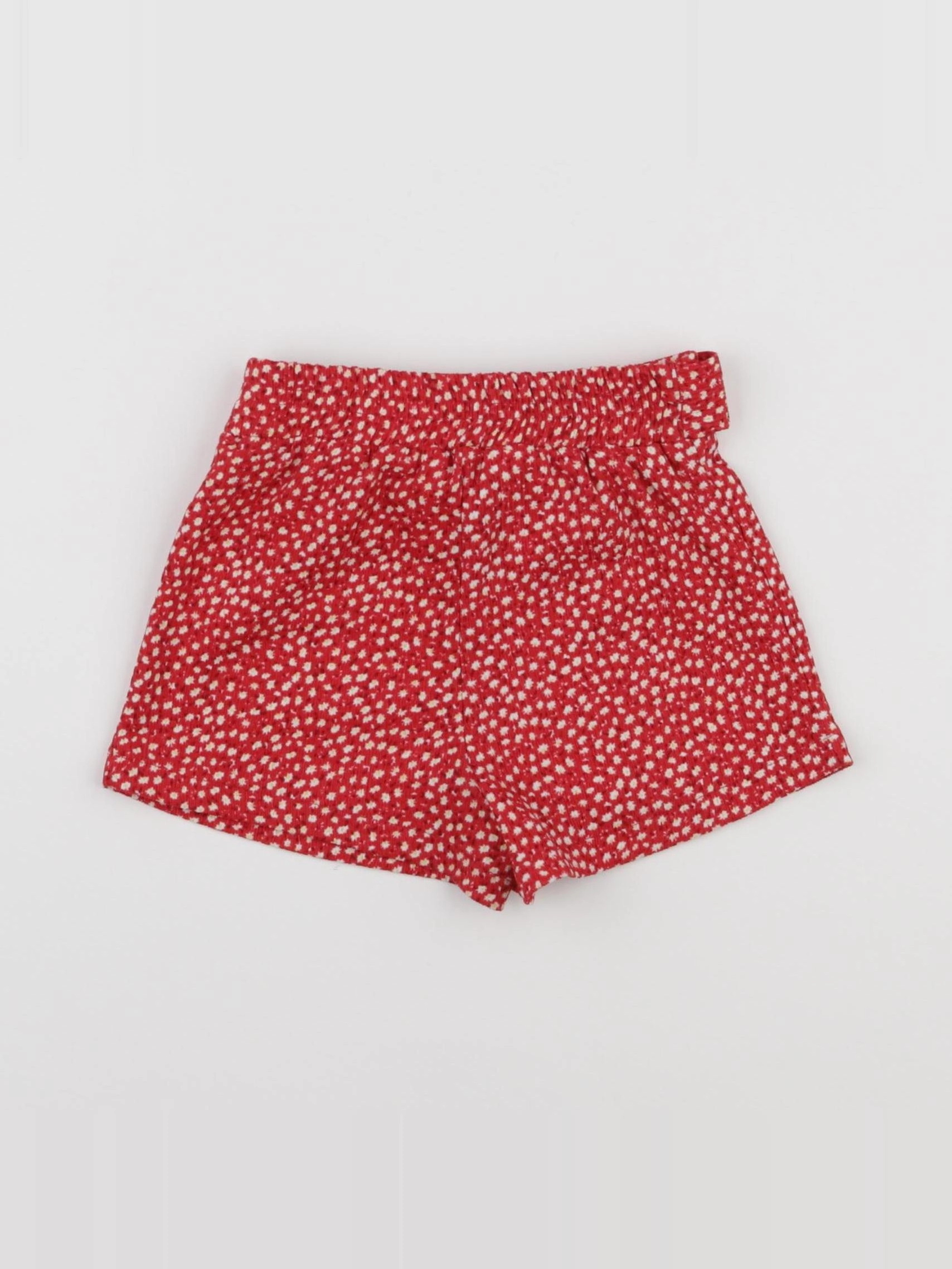 Mango - short rouge - 9/12 mois