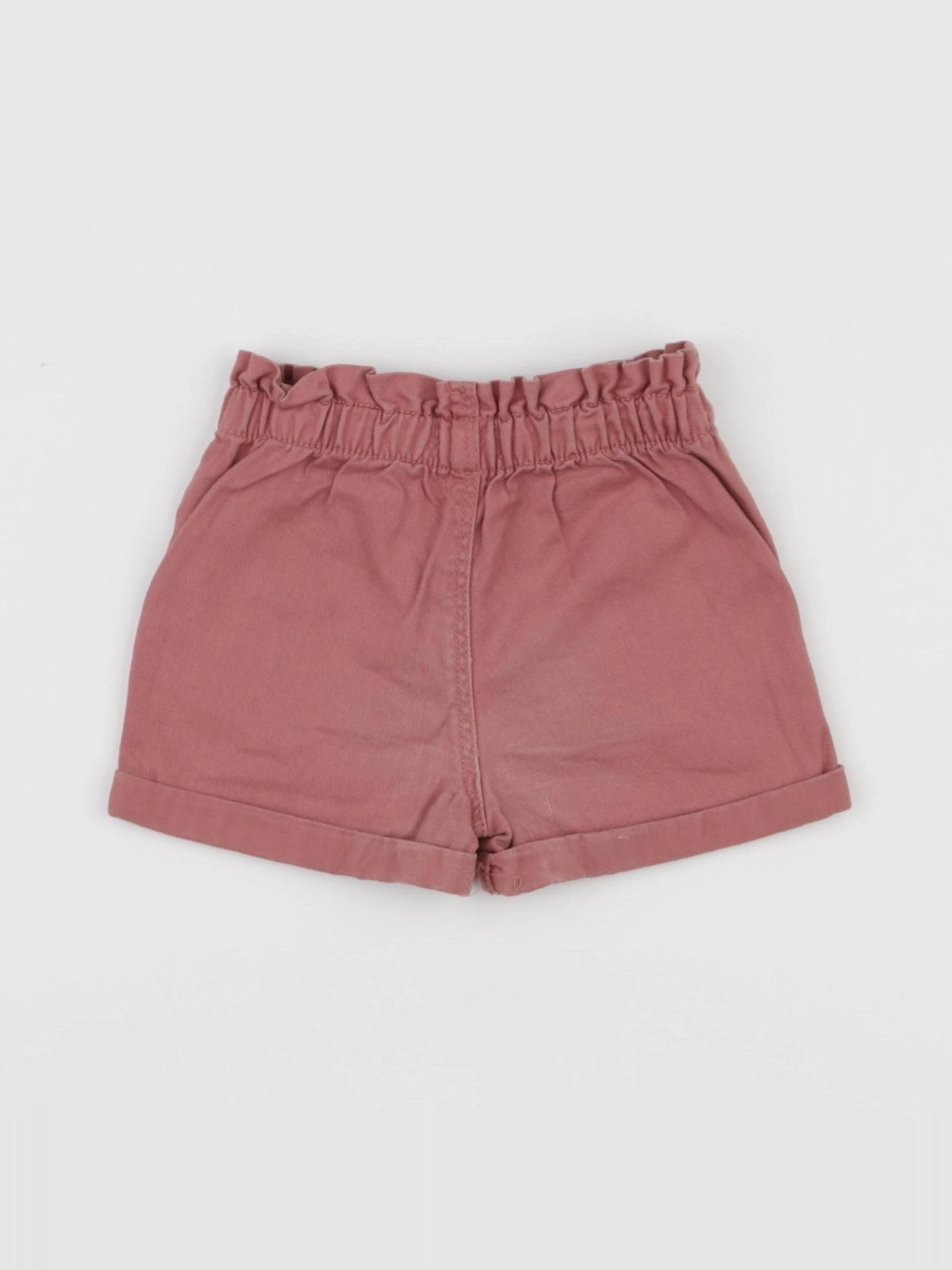 Vertbaudet - short rouge - 12 mois