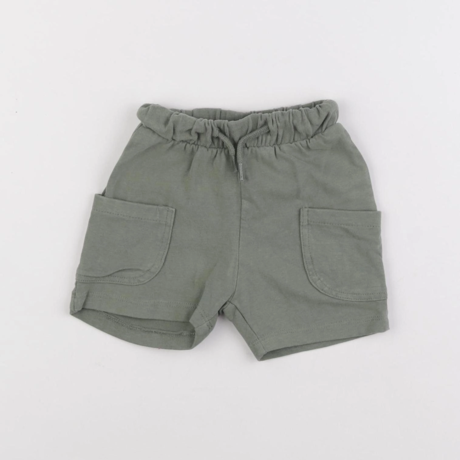 Vertbaudet - short coton vert - 3 mois