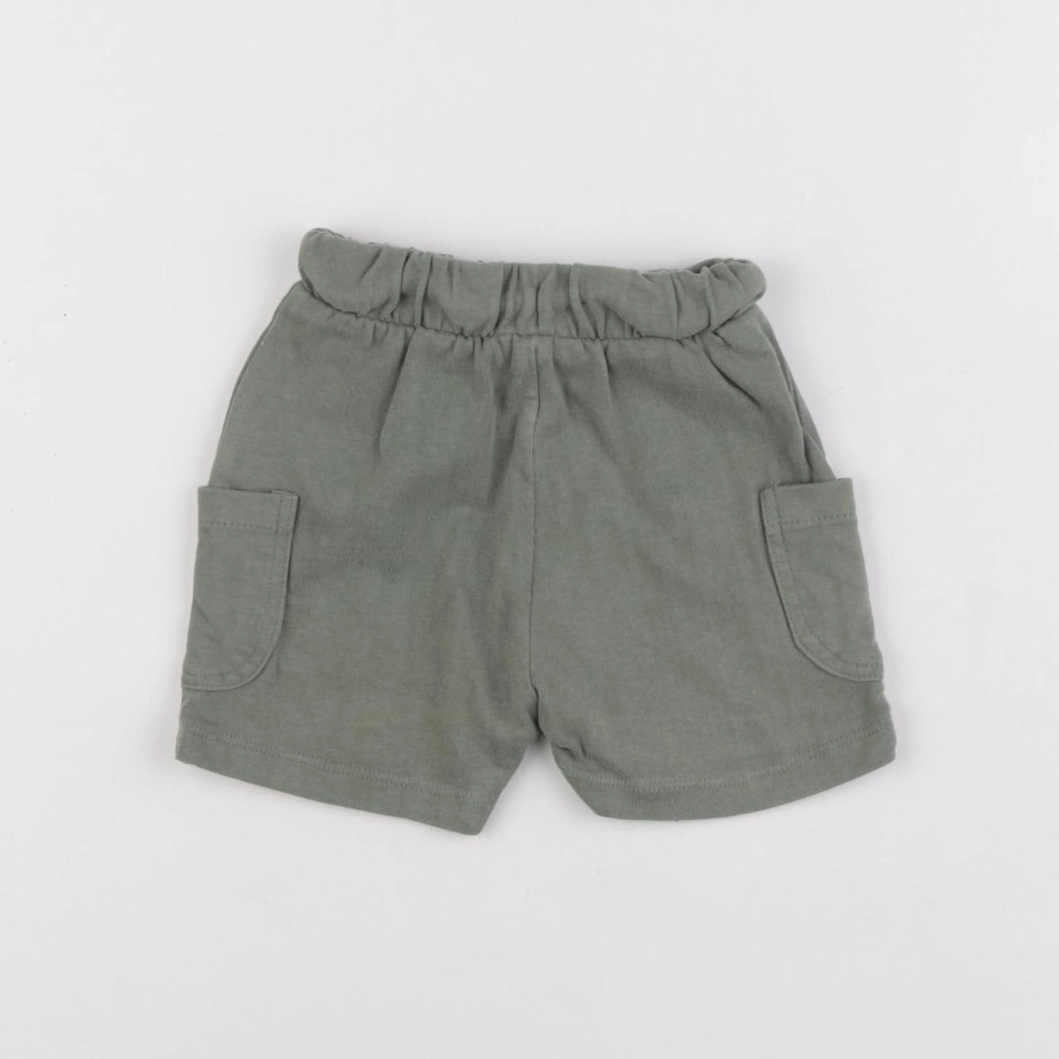 Vertbaudet - short coton vert - 3 mois