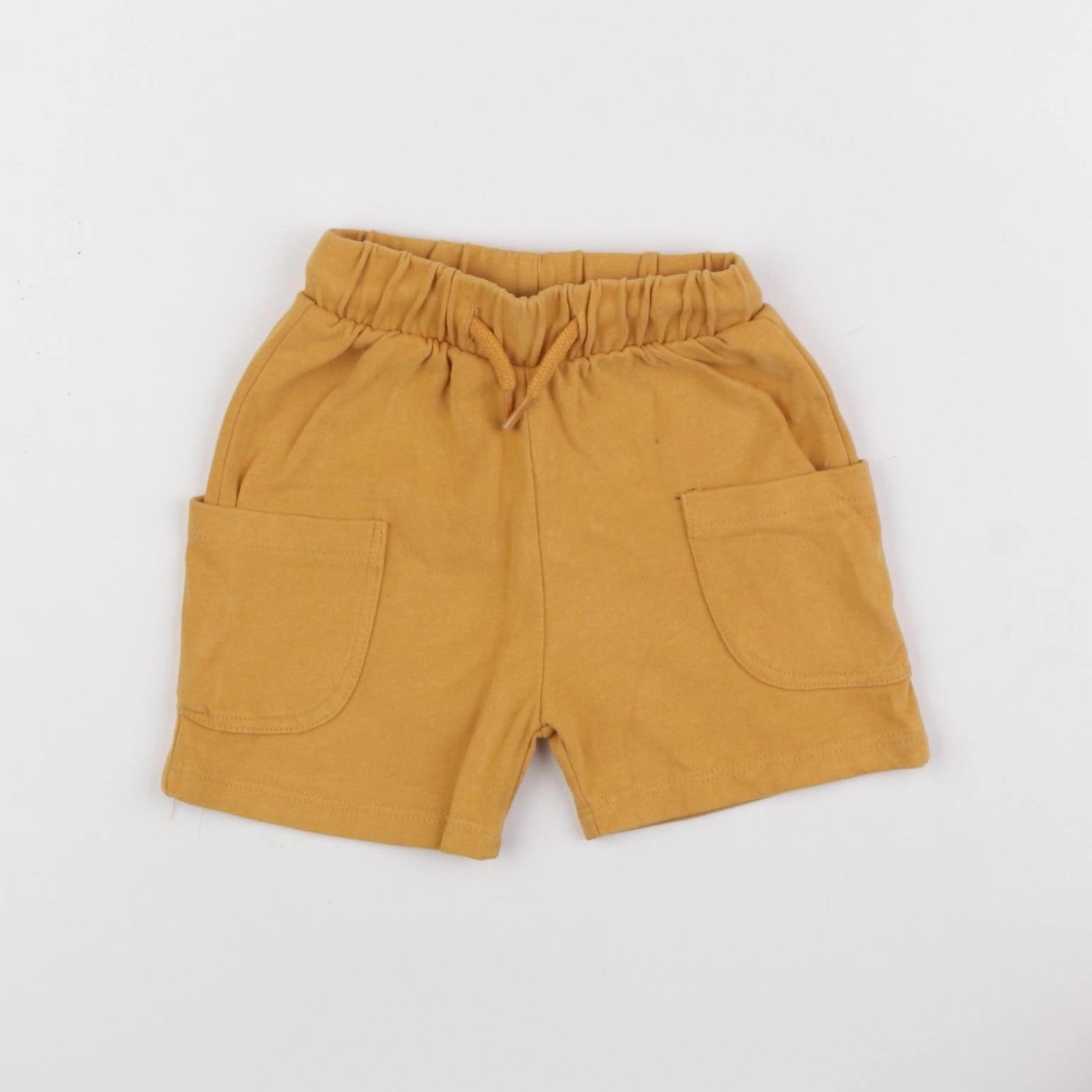 Vertbaudet - short coton jaune - 3 mois