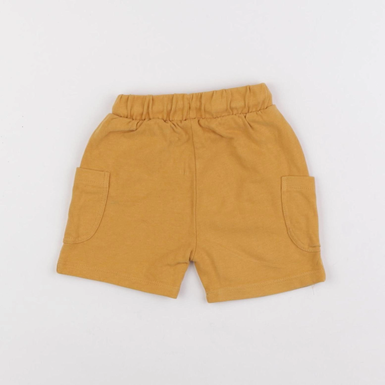 Vertbaudet - short coton jaune - 3 mois