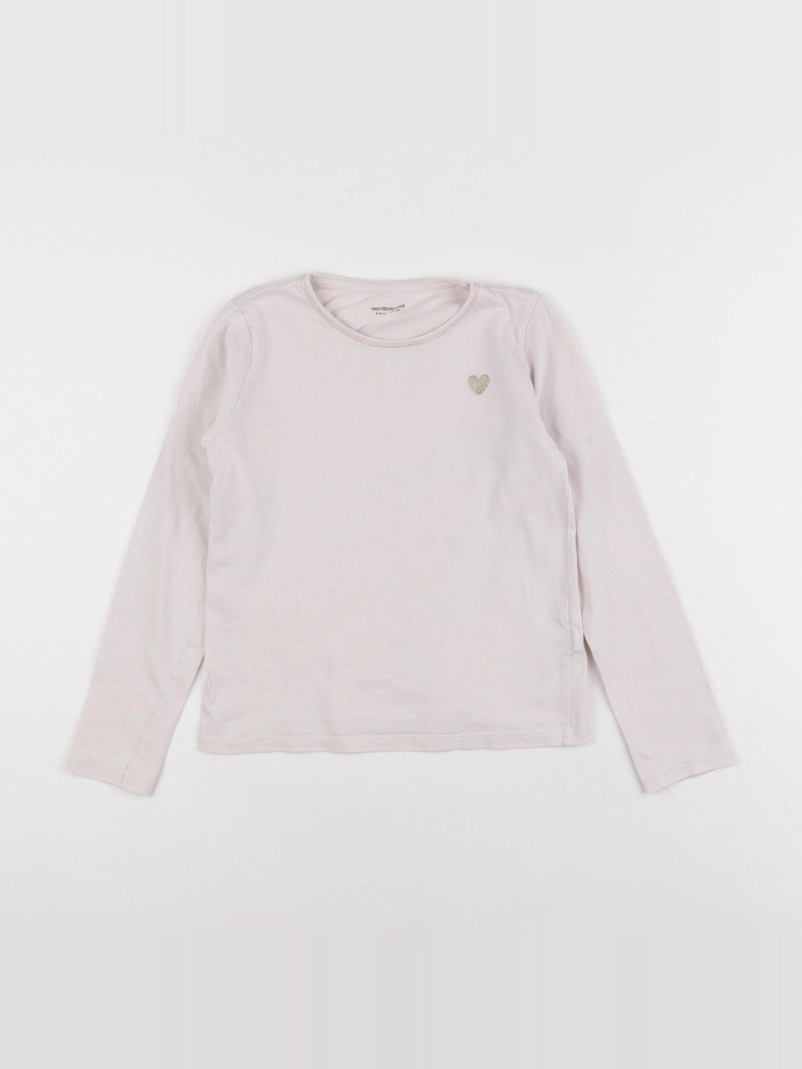 Vertbaudet - maillot de corps rose - 8 ans