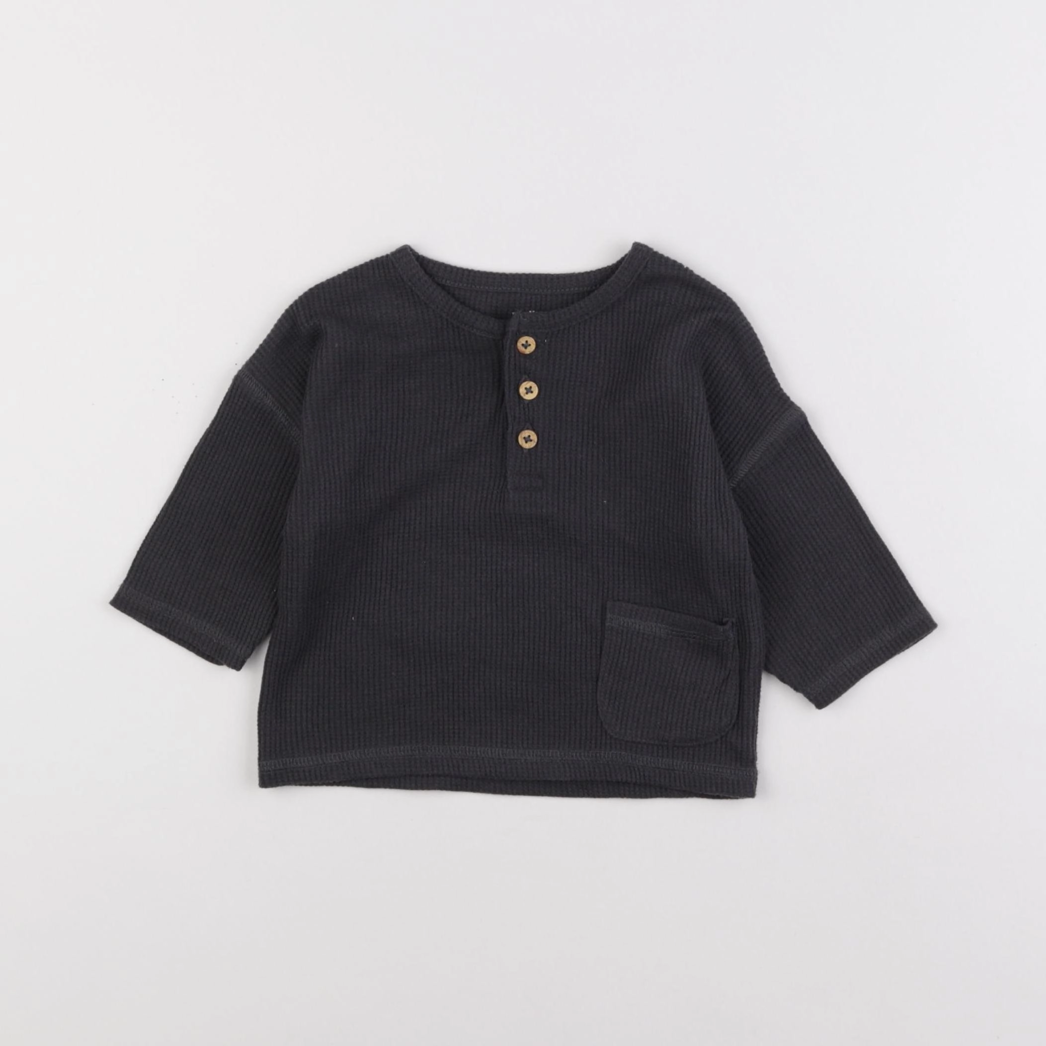 Vertbaudet - tee-shirt gris - 9 mois