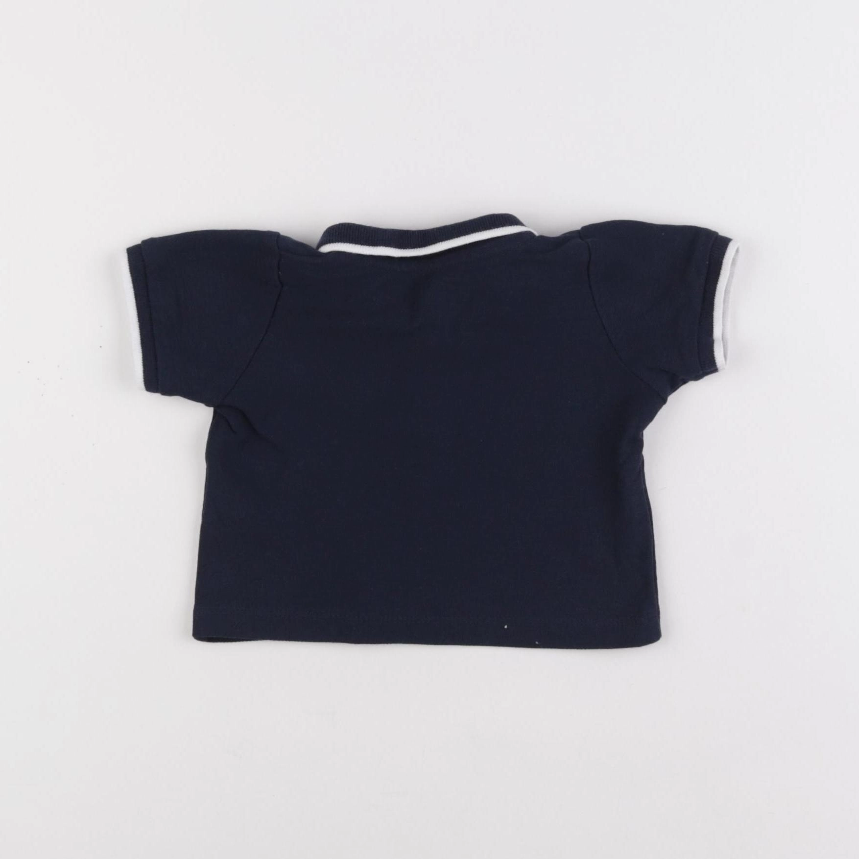 Vertbaudet - polo bleu - 3 mois