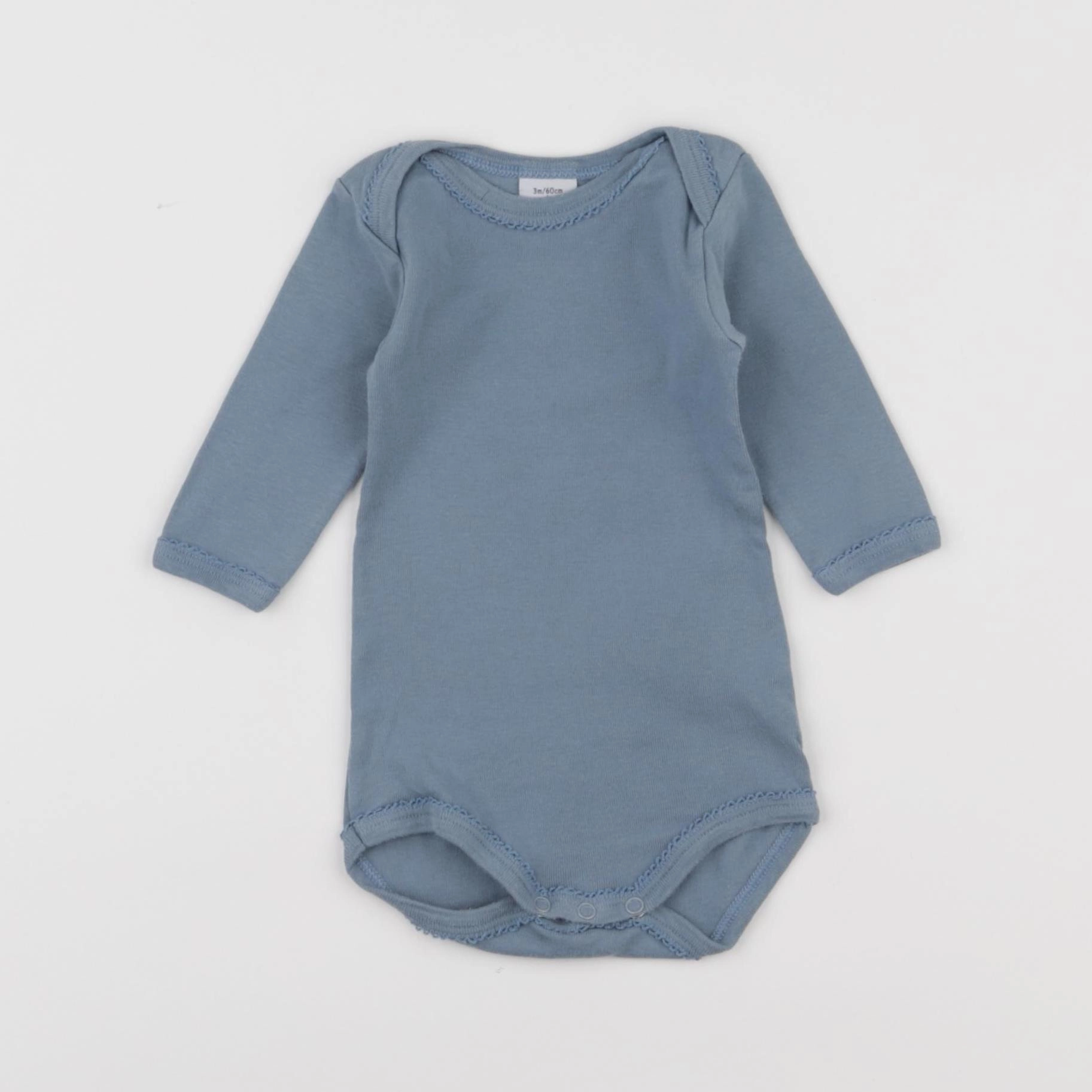Petit Bateau - body bleu - 3 mois