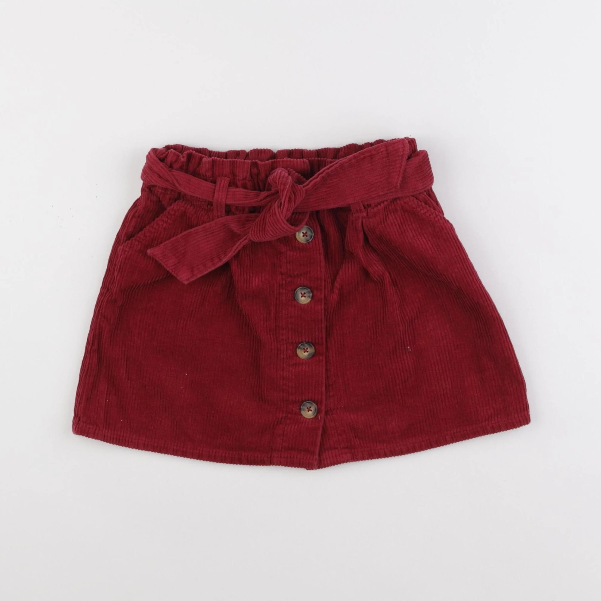 Vertbaudet - jupe rouge - 8 ans