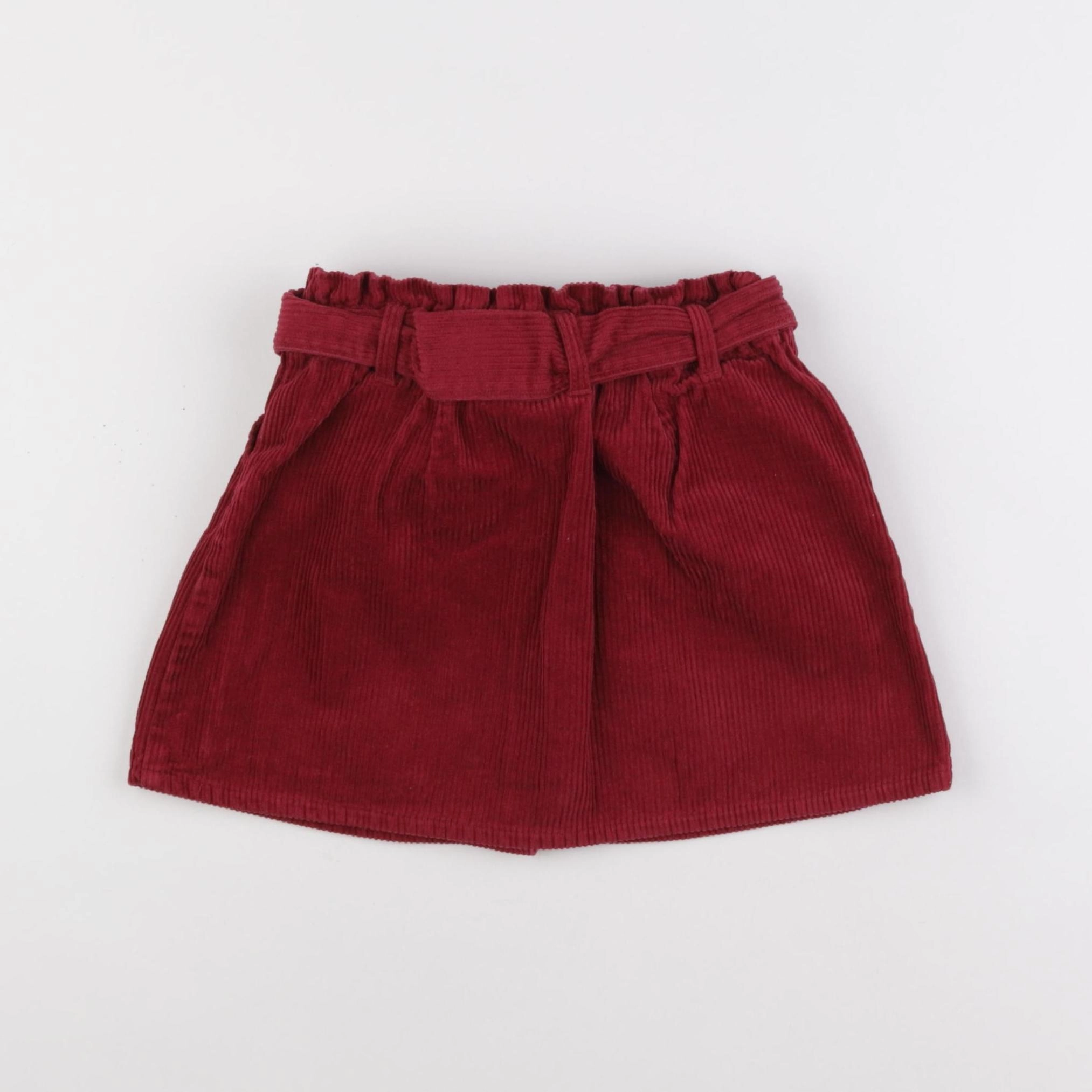 Vertbaudet - jupe rouge - 8 ans