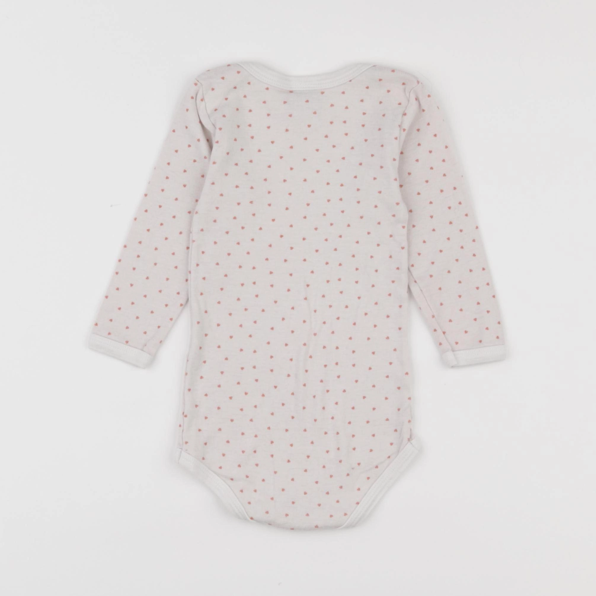 Petit Bateau - body blanc - 12 mois