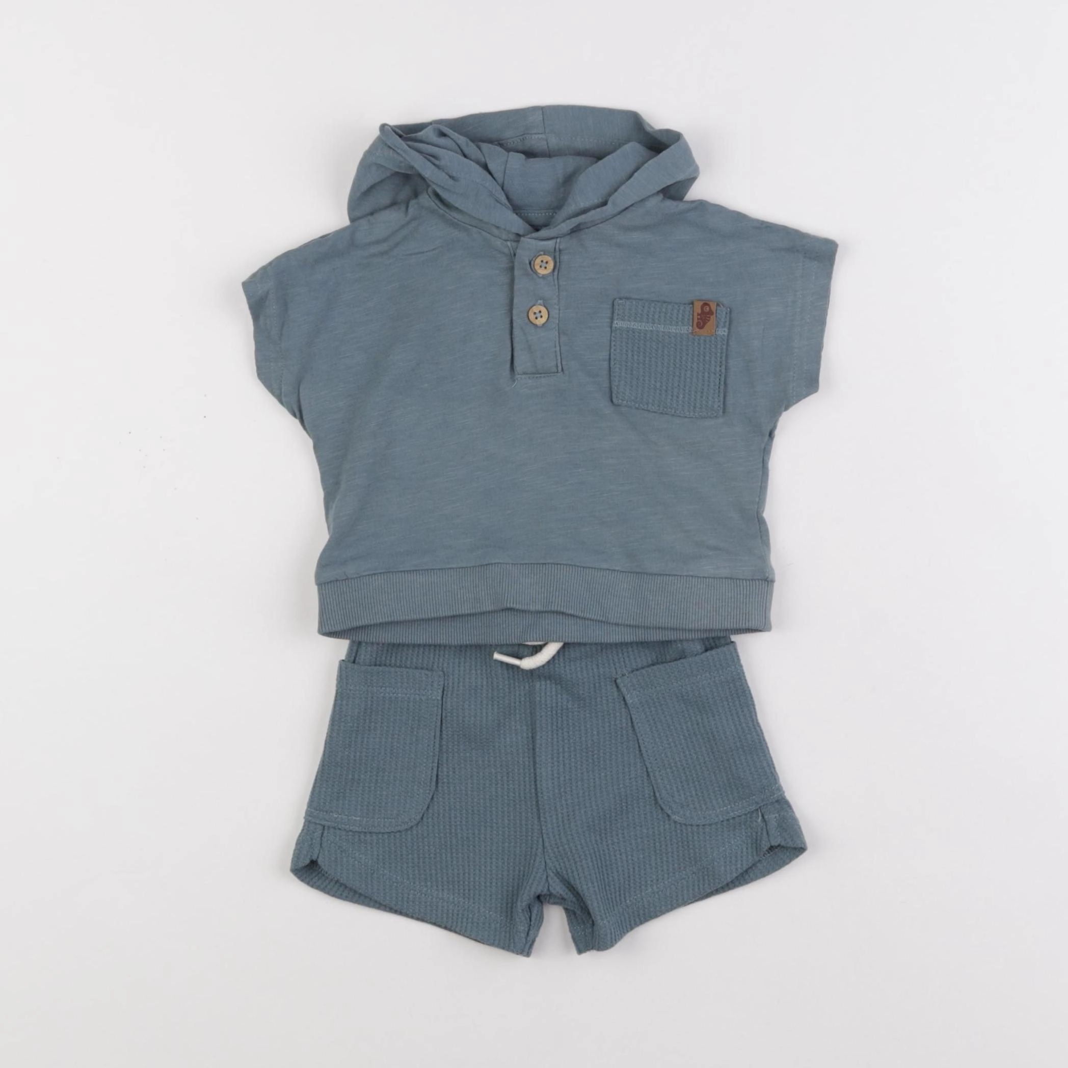 Vertbaudet - ensemble vert - 3 mois
