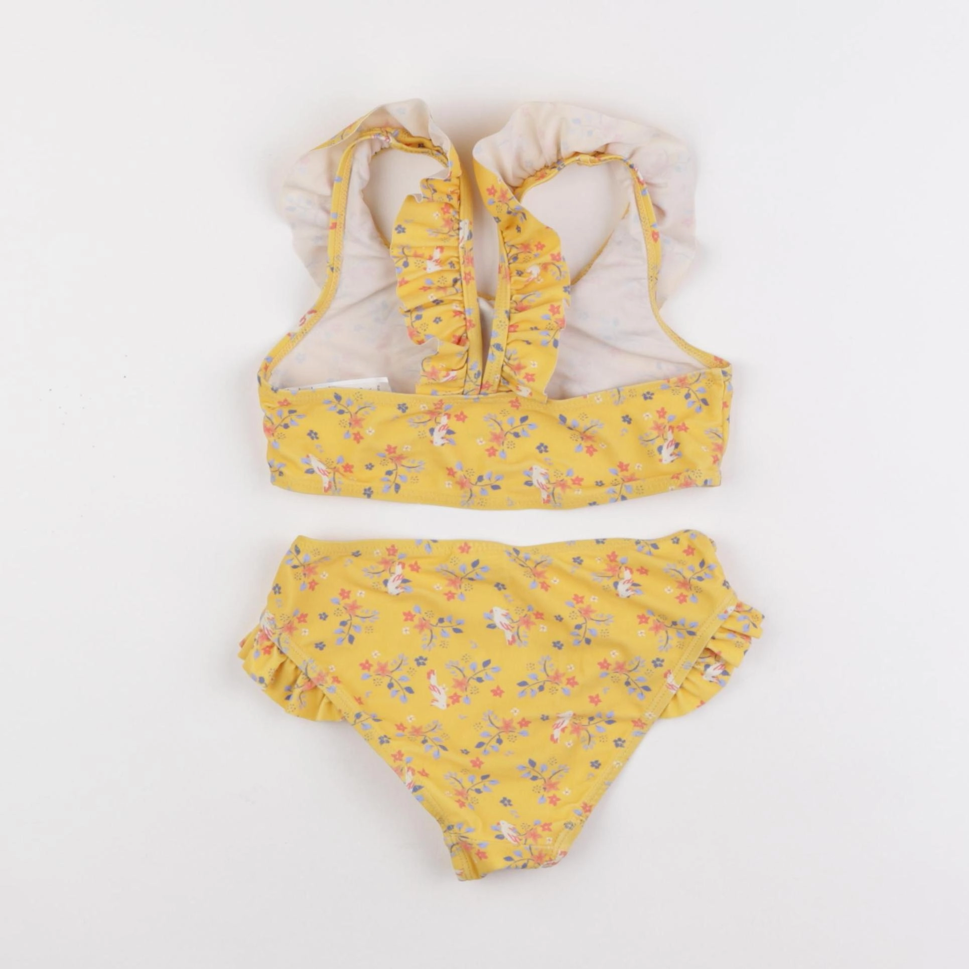 Vertbaudet - maillot de bain jaune - 6 ans