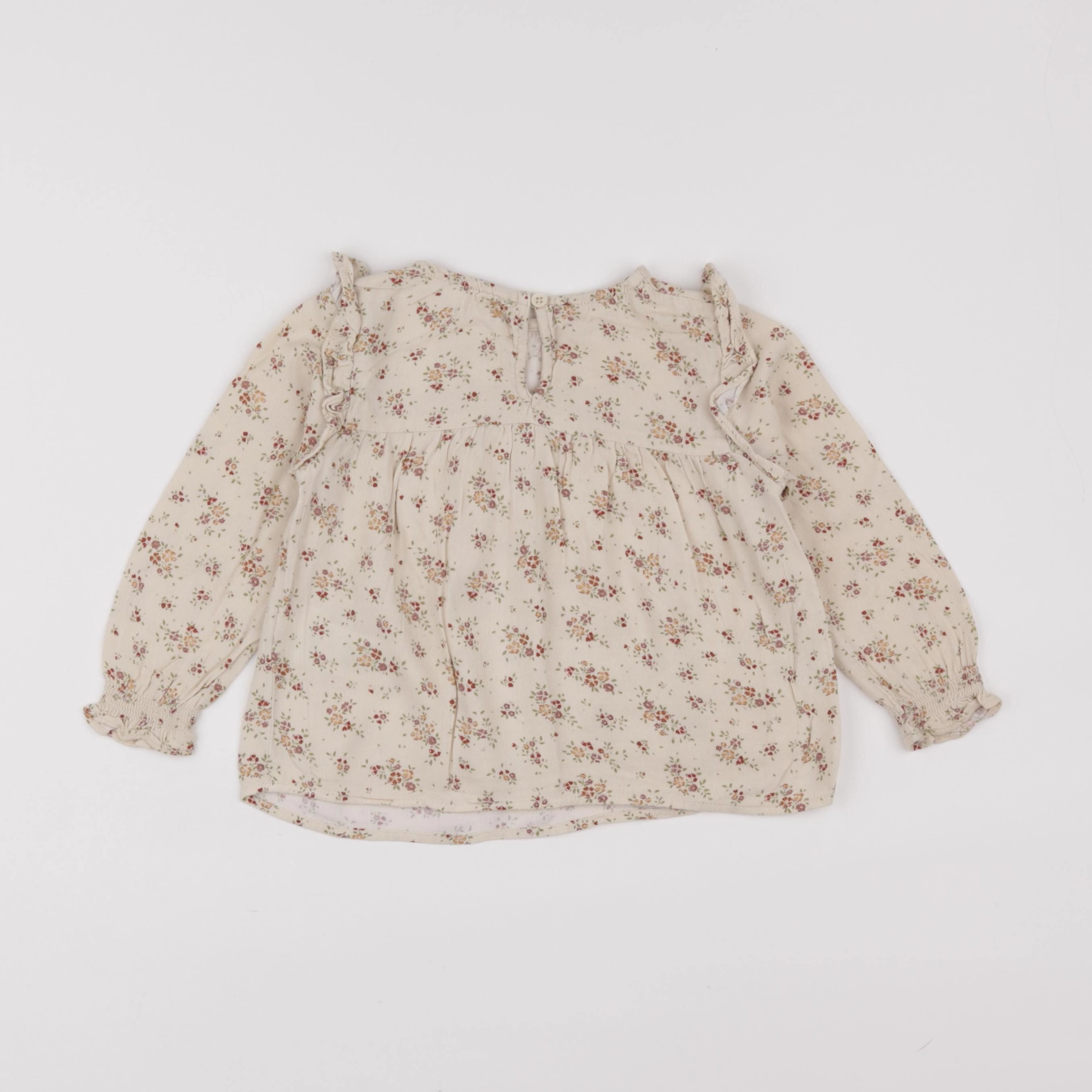 Vertbaudet - blouse beige - 3 ans