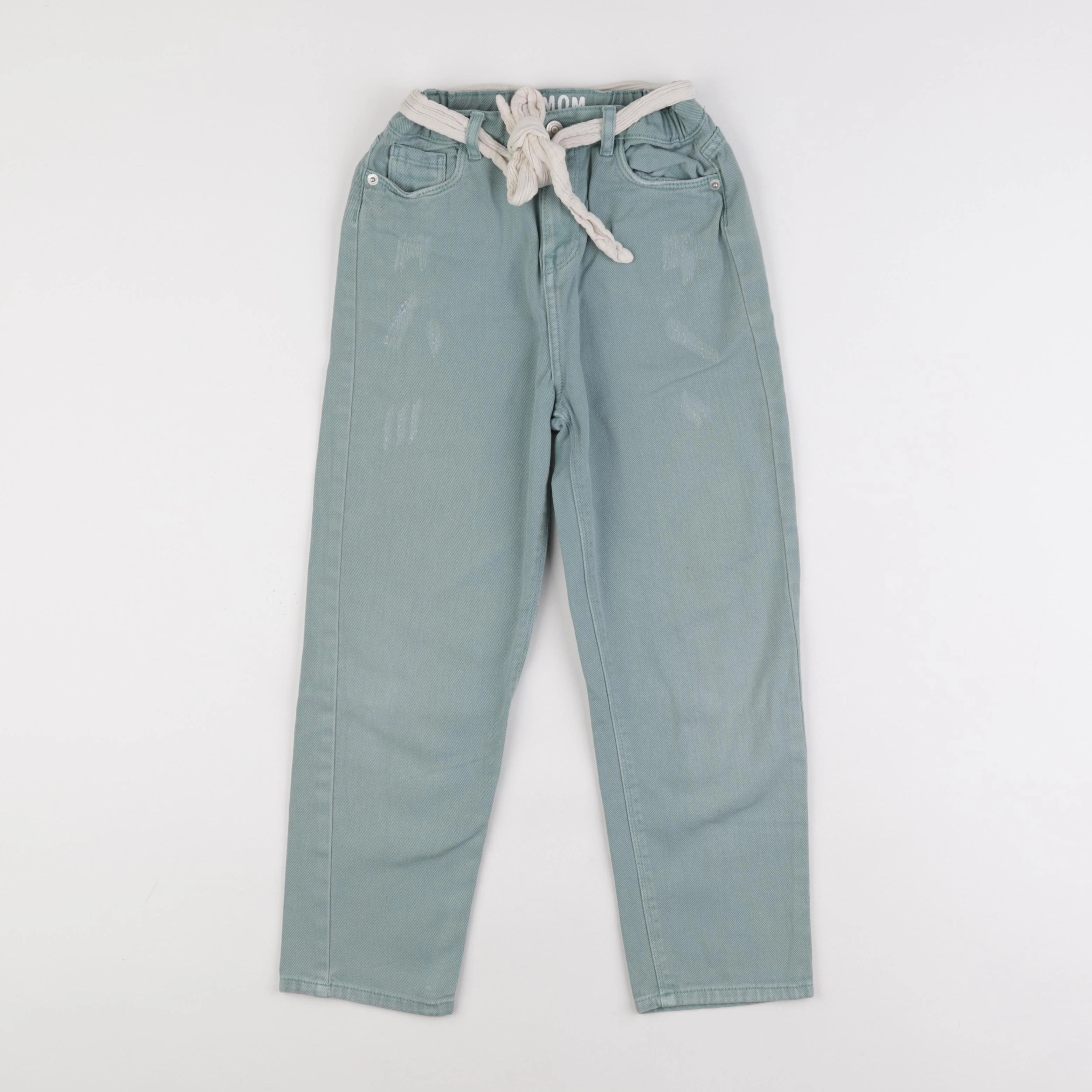 Vertbaudet - pantalon vert, bleu - 8 ans