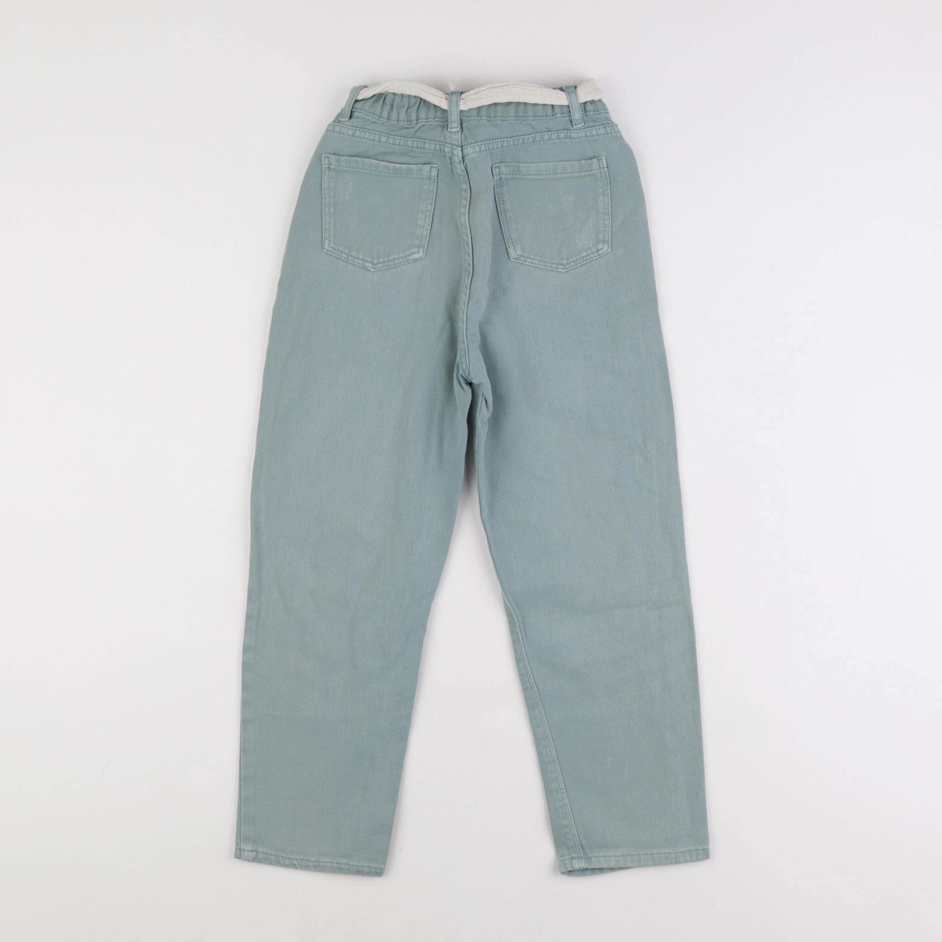 Vertbaudet - pantalon vert, bleu - 8 ans