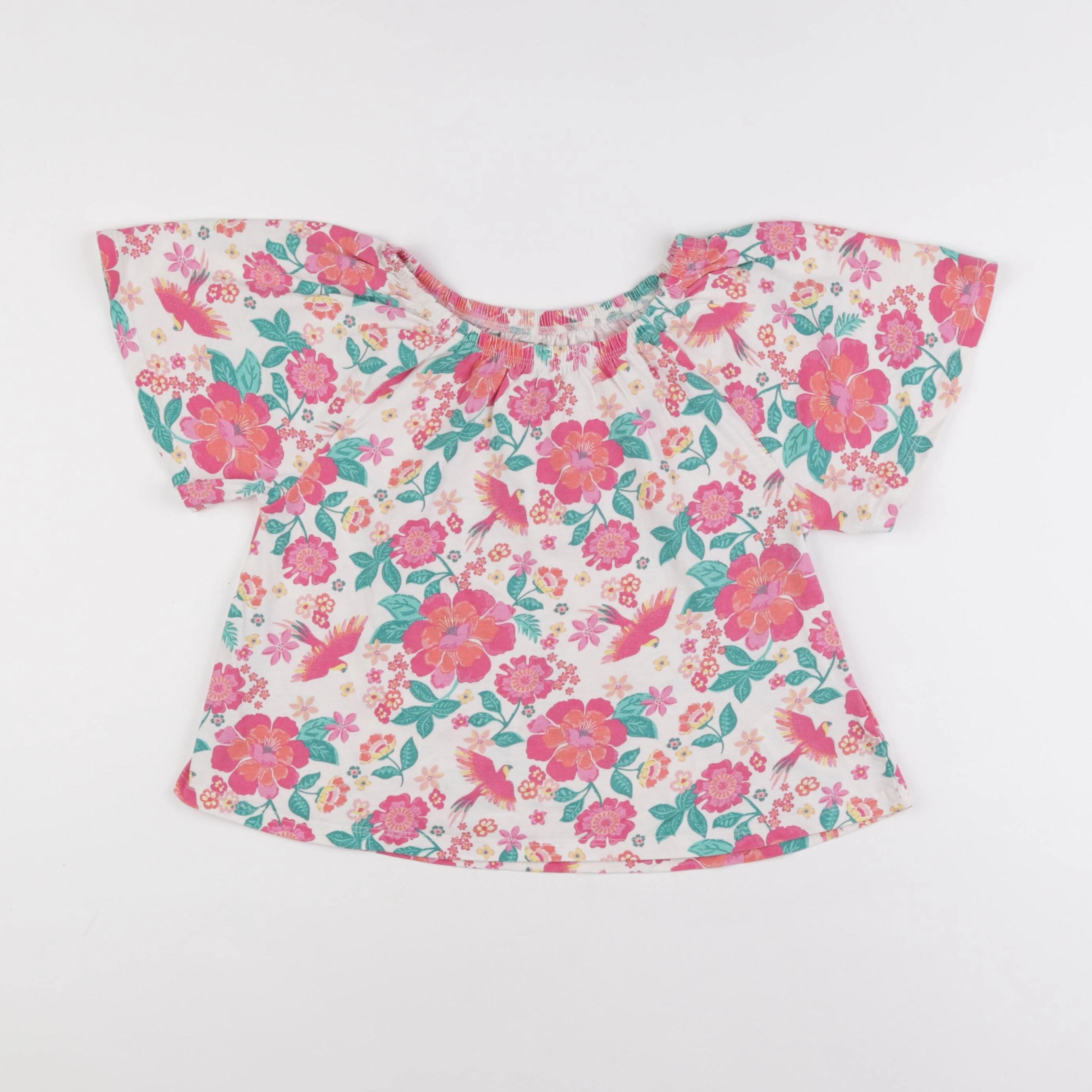 Vertbaudet - tee-shirt rose - 8 ans