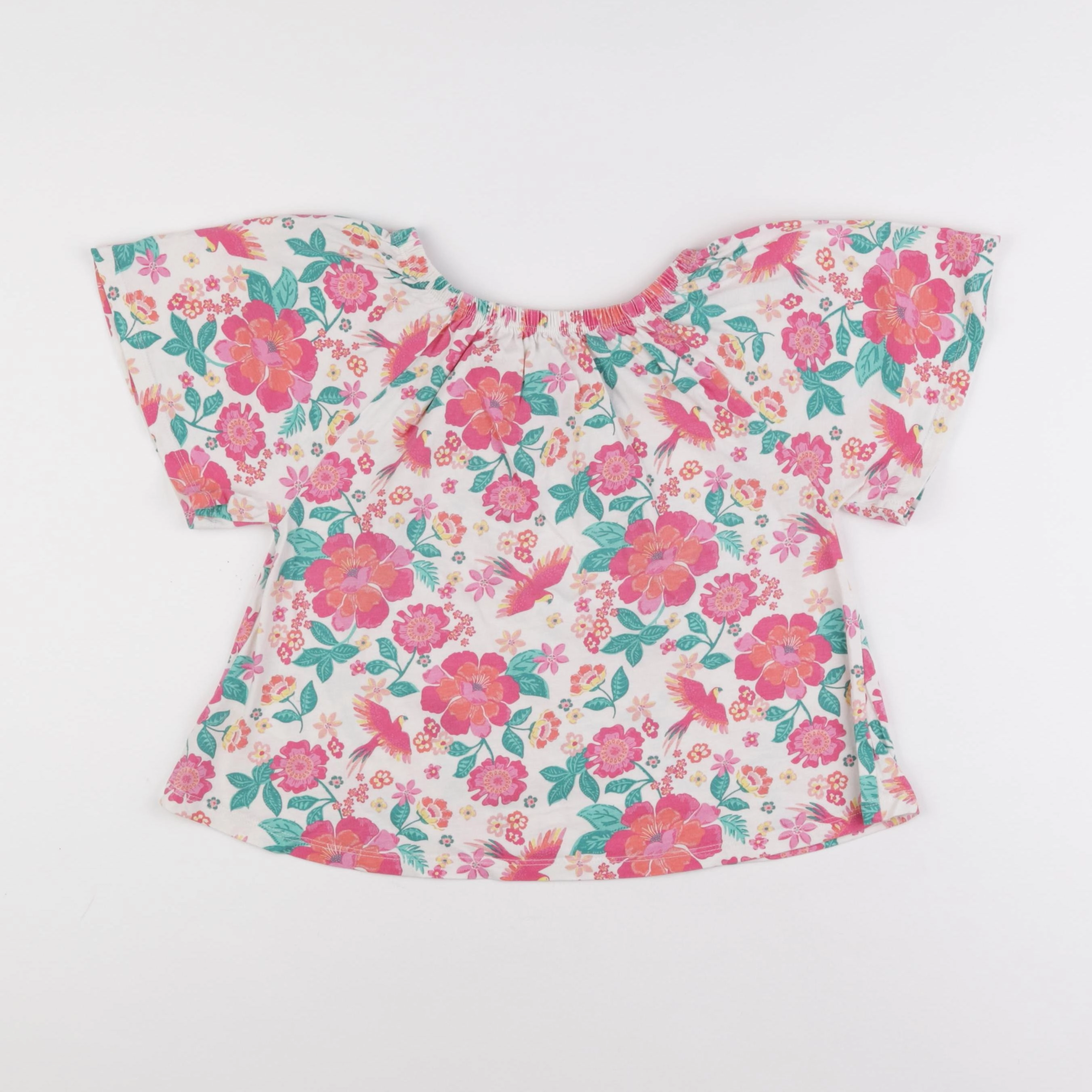 Vertbaudet - tee-shirt rose - 8 ans