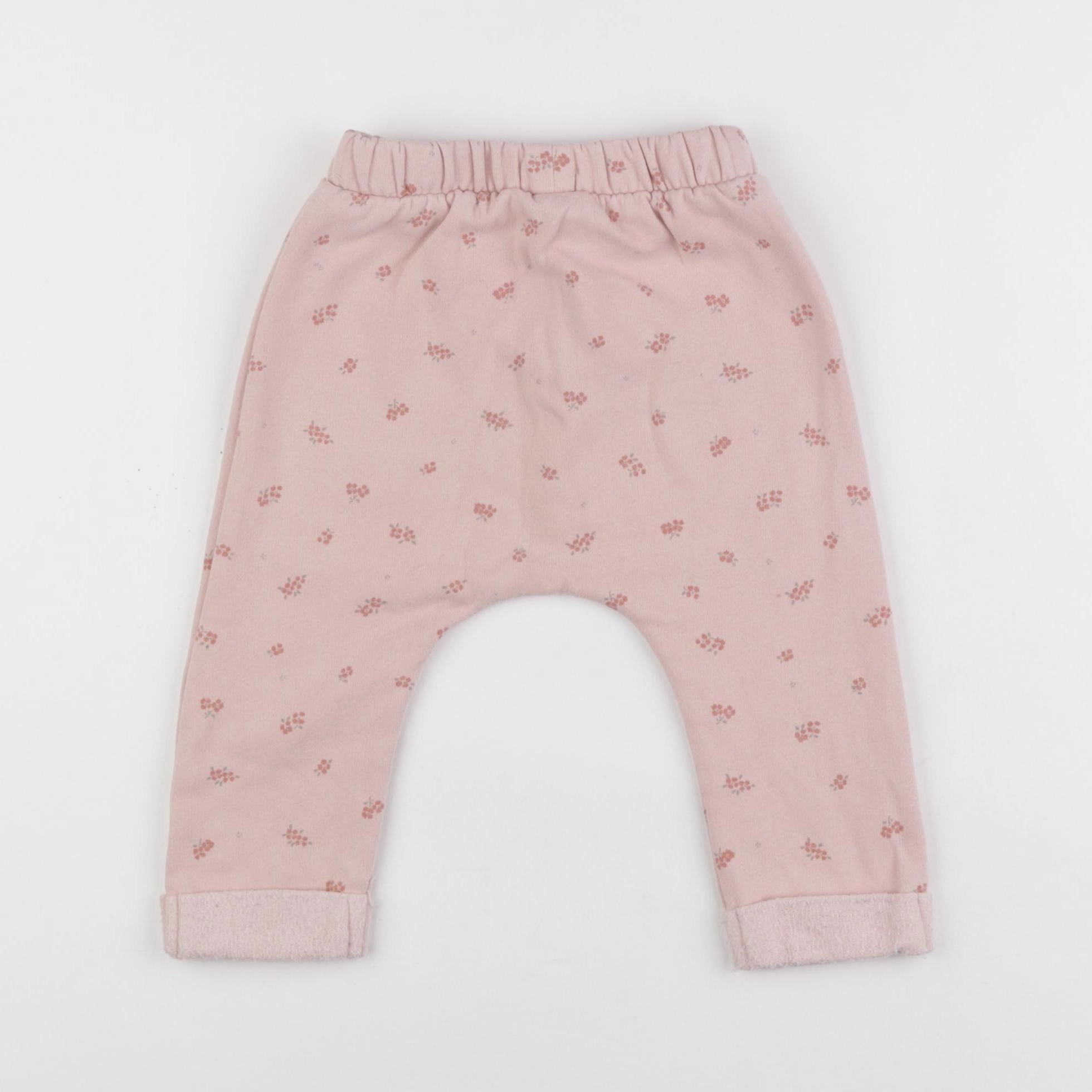 Vertbaudet - sarouel rose - 12 mois