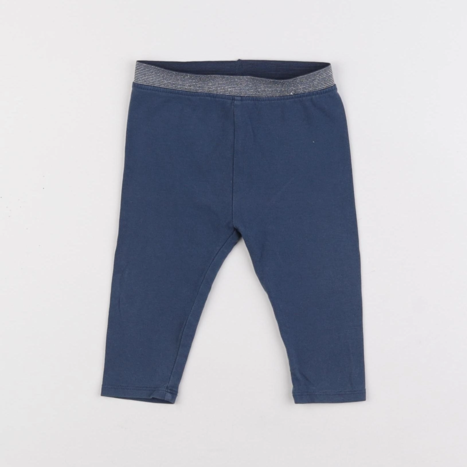 Vertbaudet - legging bleu - 9 mois
