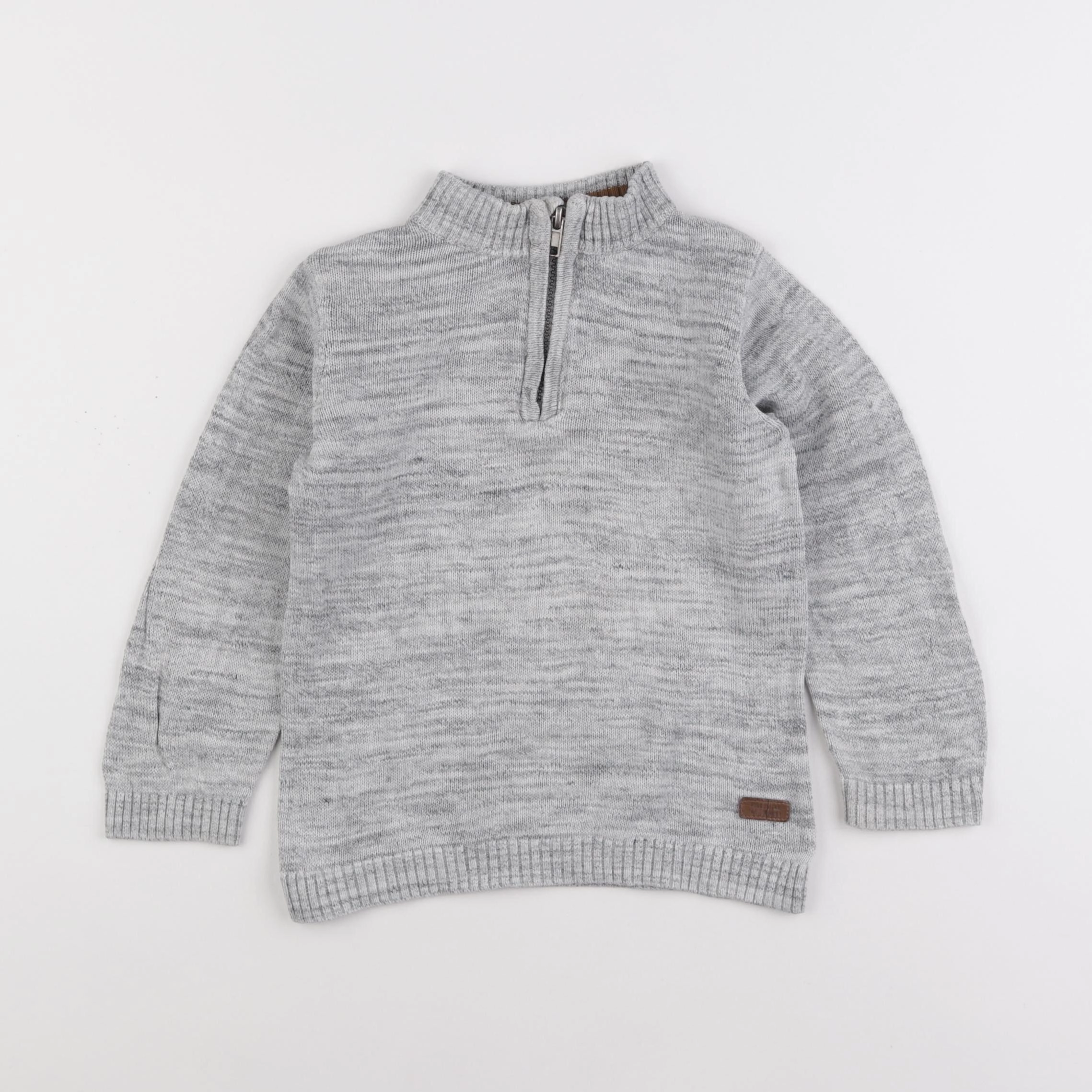 H&M - pull gris - 18/24 mois