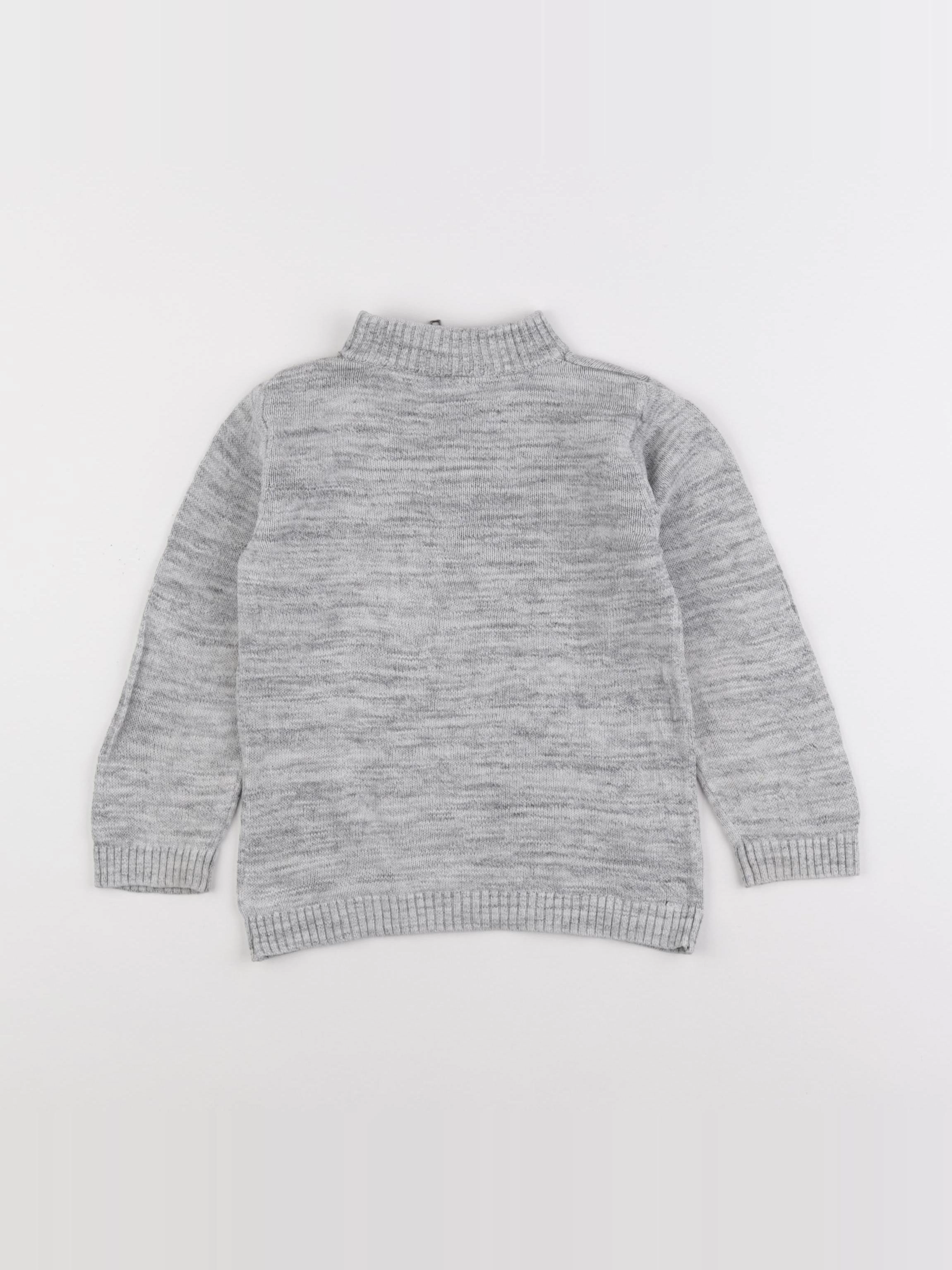 H&M - pull gris - 18/24 mois