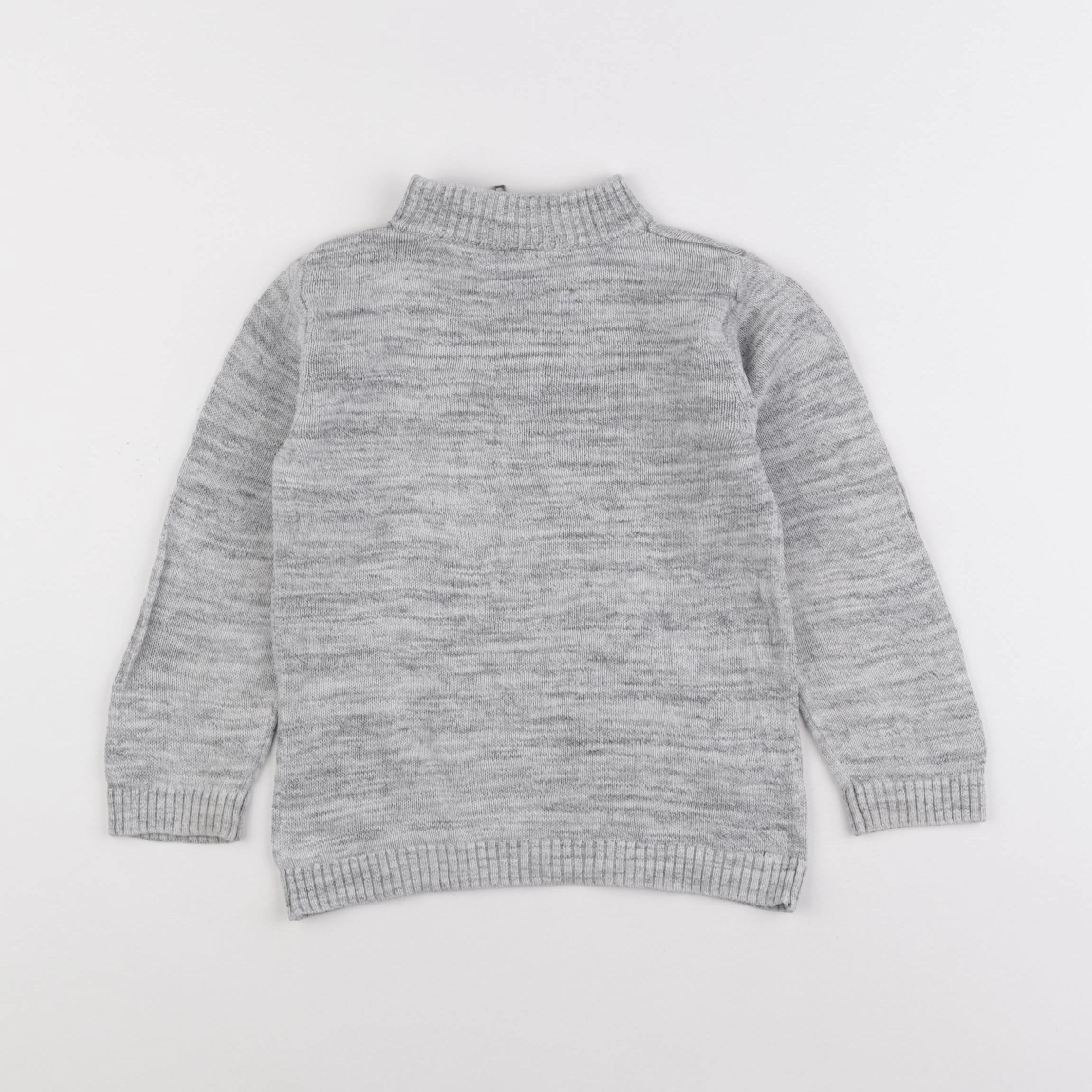 H&M - pull gris - 18/24 mois