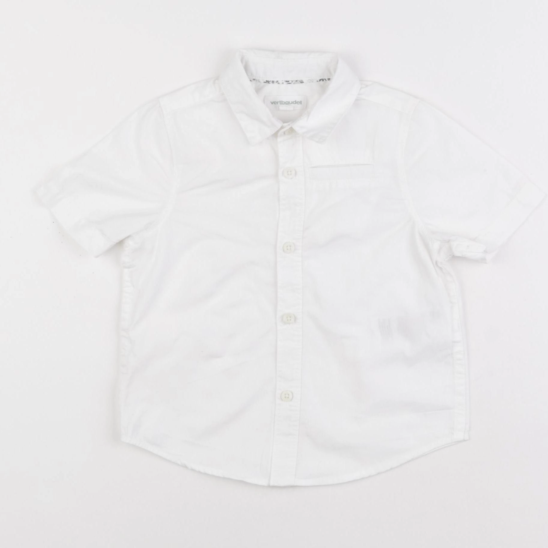 Vertbaudet - chemise blanc - 2 ans