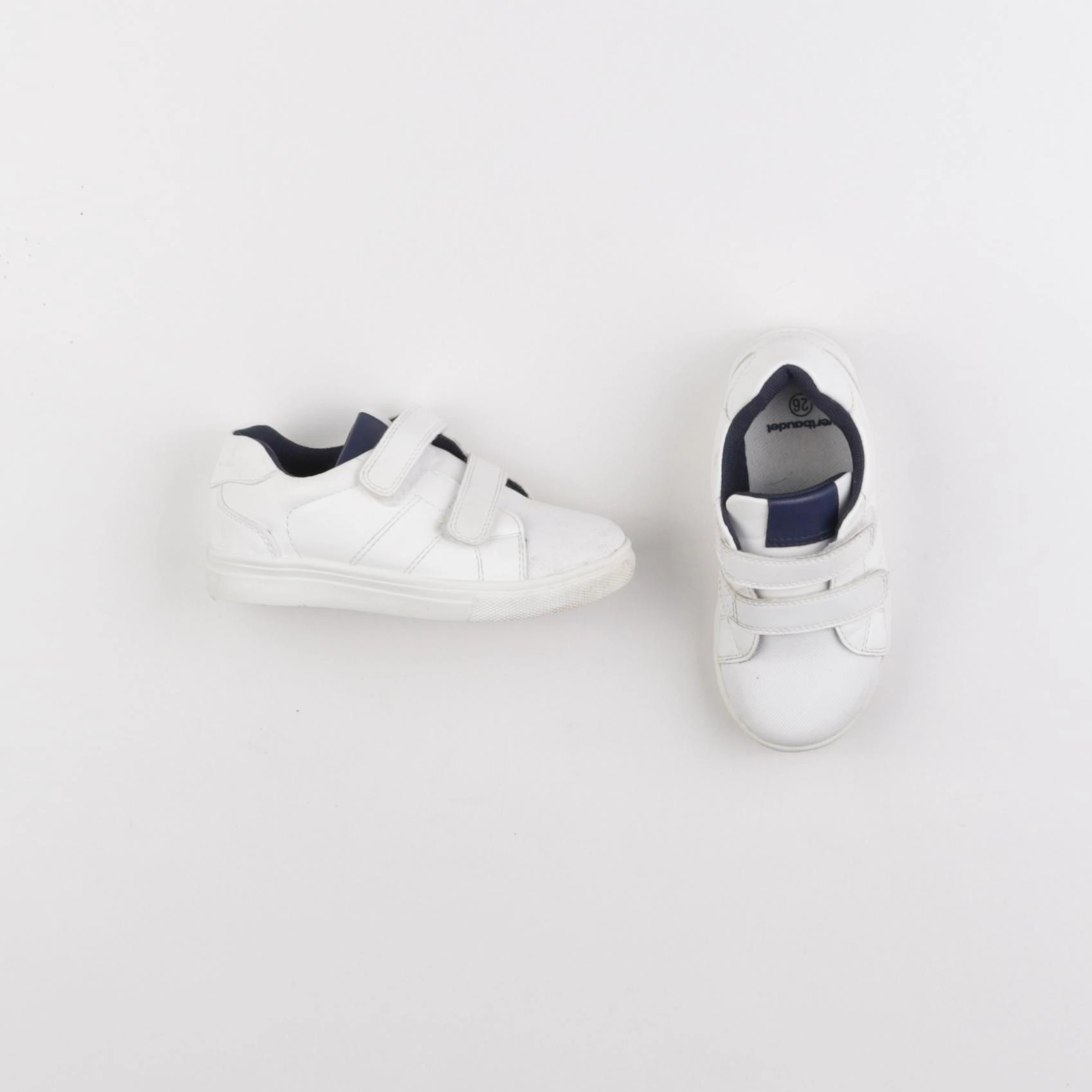 Vertbaudet - baskets blanc - pointure 26