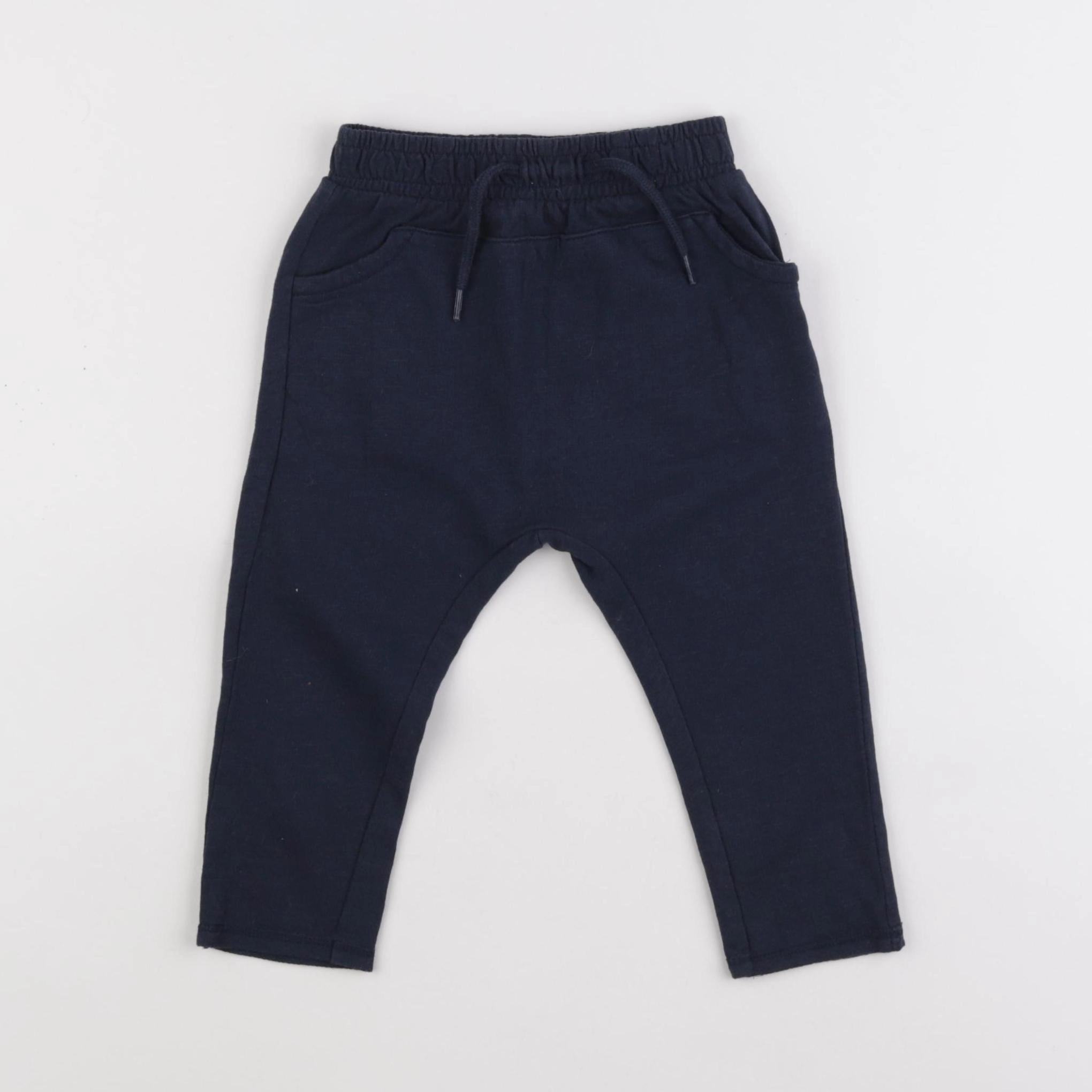 Vertbaudet - jogging bleu - 12 mois