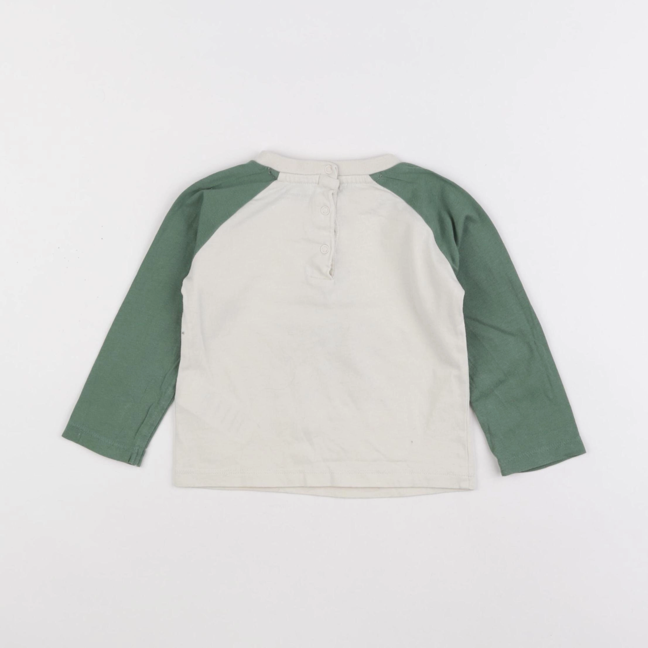 Vertbaudet - tee-shirt beige - 18 mois