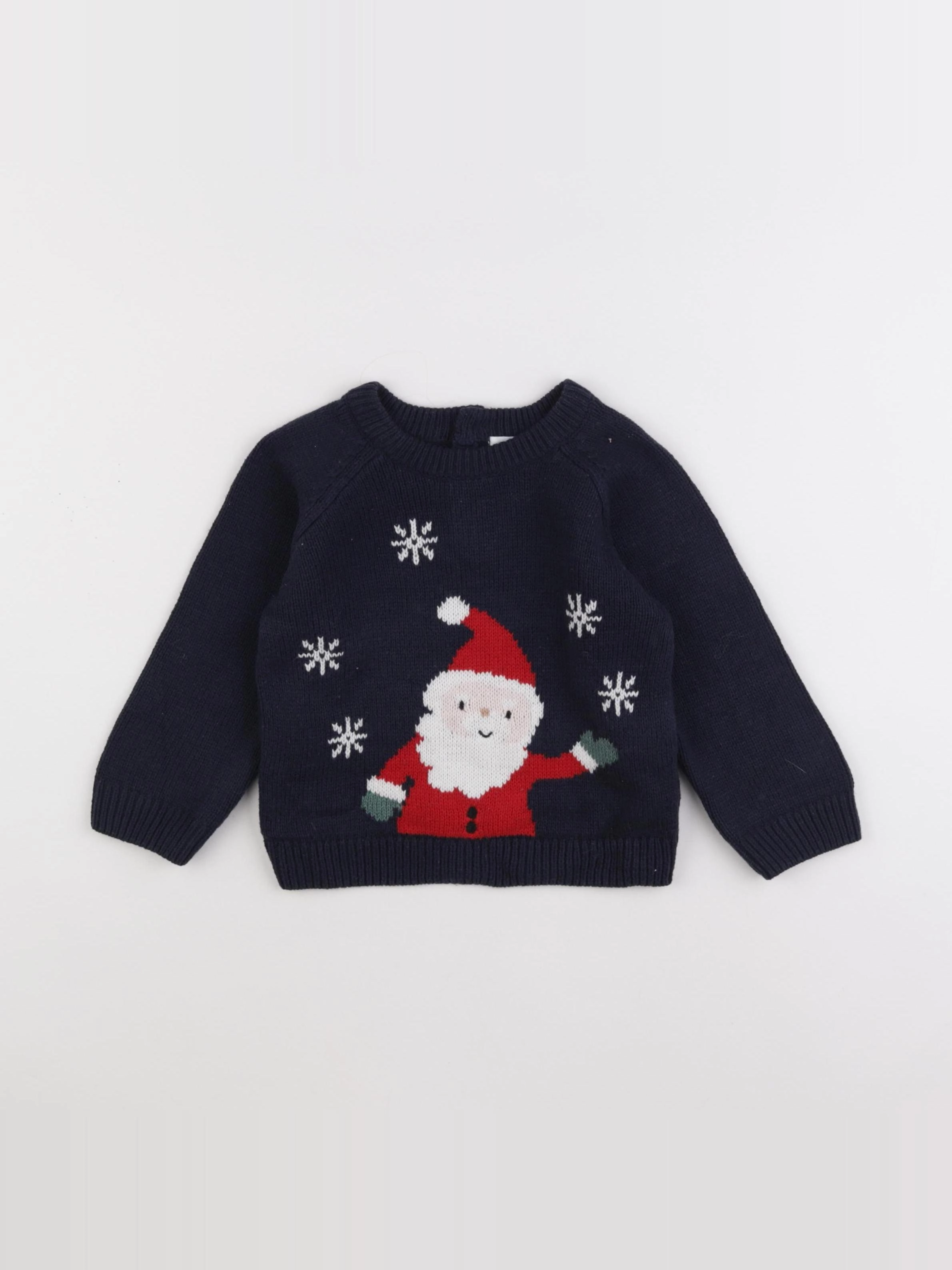 Vertbaudet - pull bleu - 18 mois