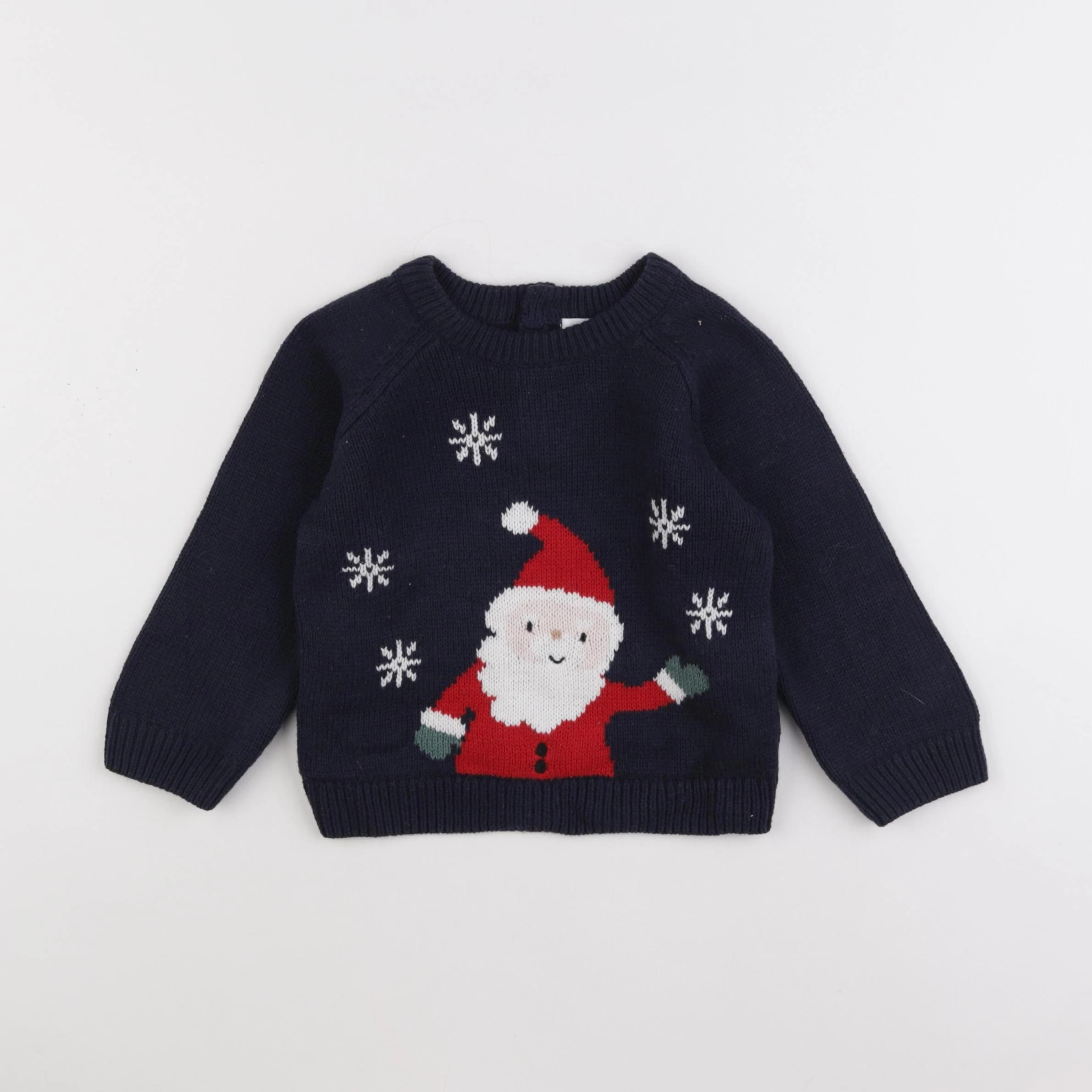 Vertbaudet - pull bleu - 18 mois