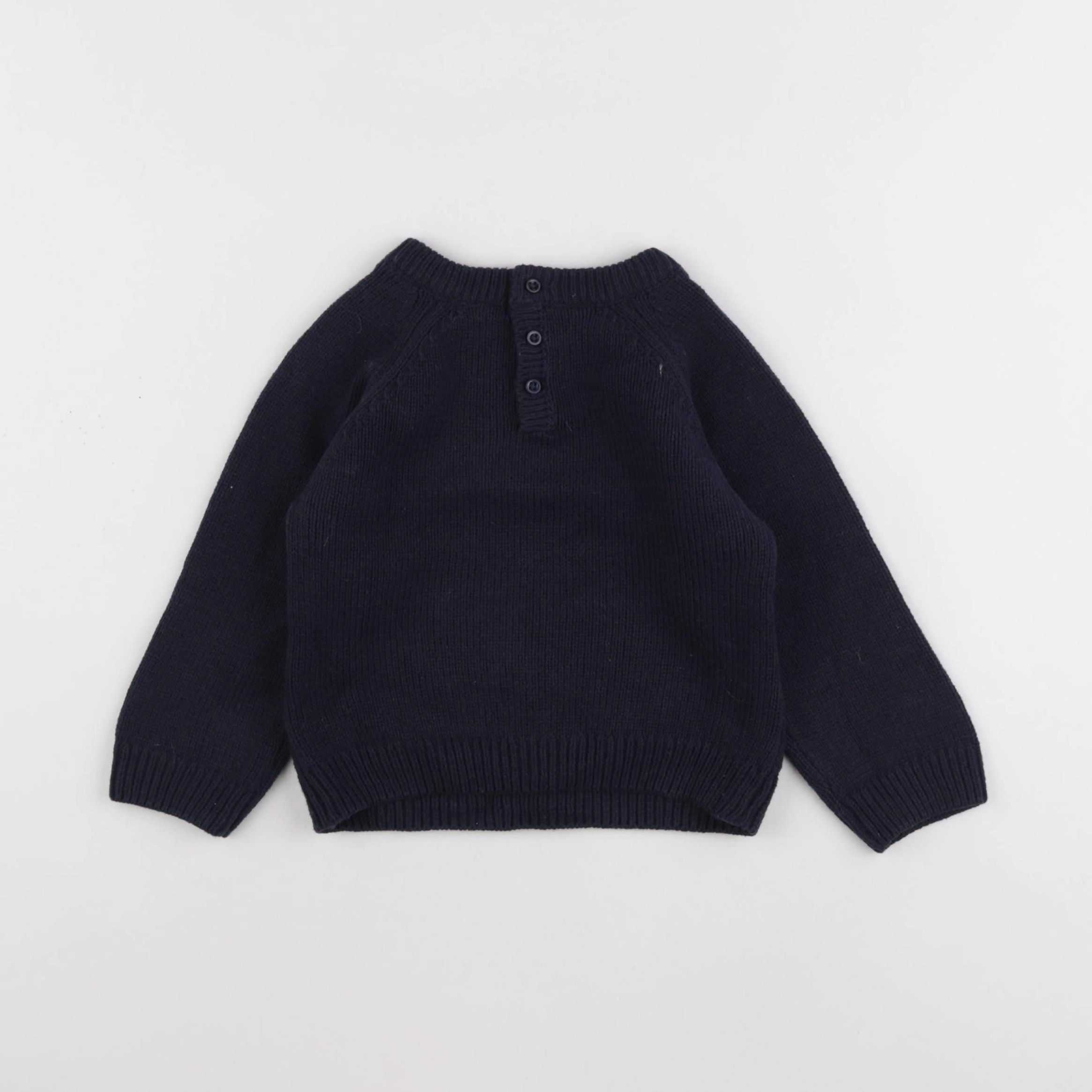 Vertbaudet - pull bleu - 18 mois