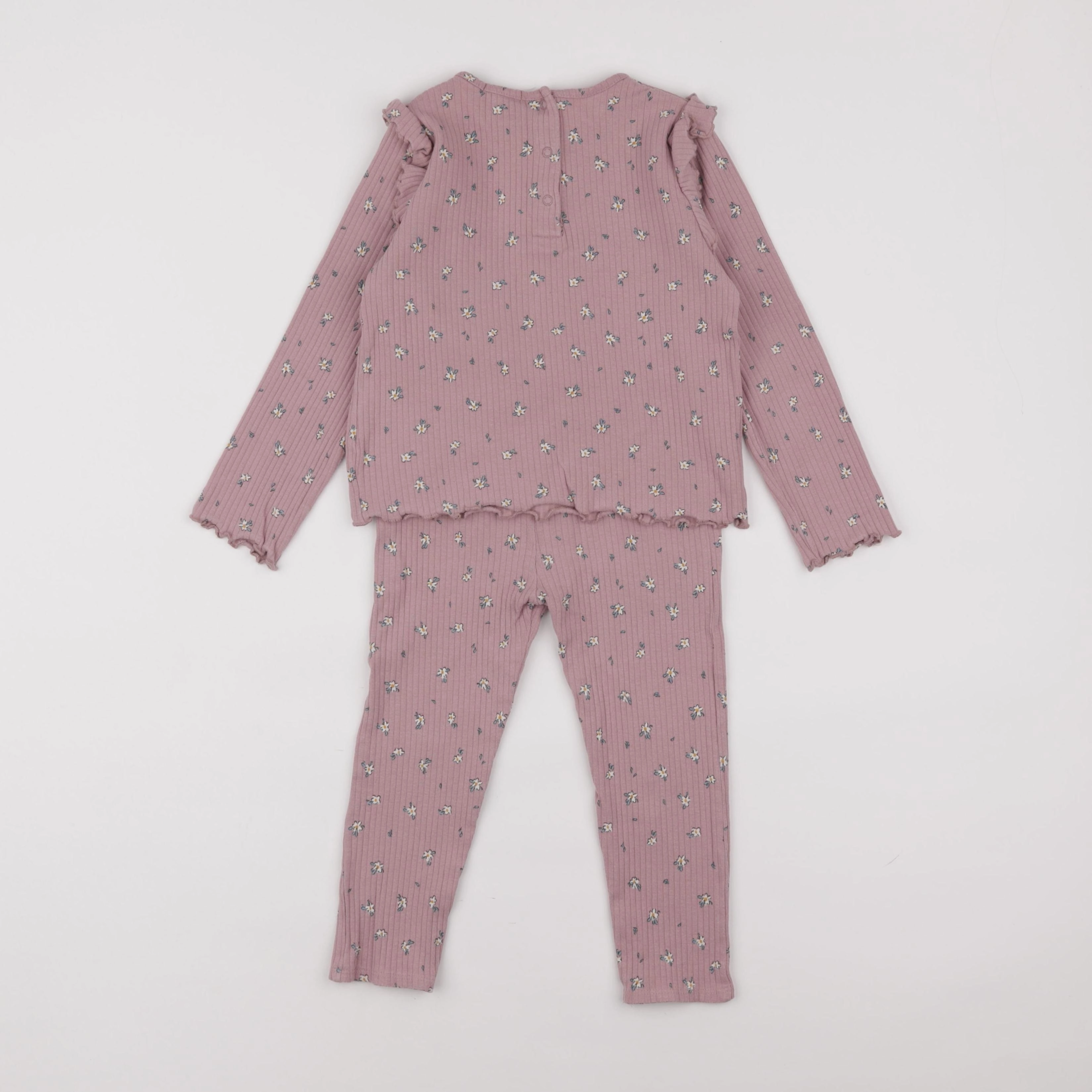 Vertbaudet - pyjama coton violet - 3 ans