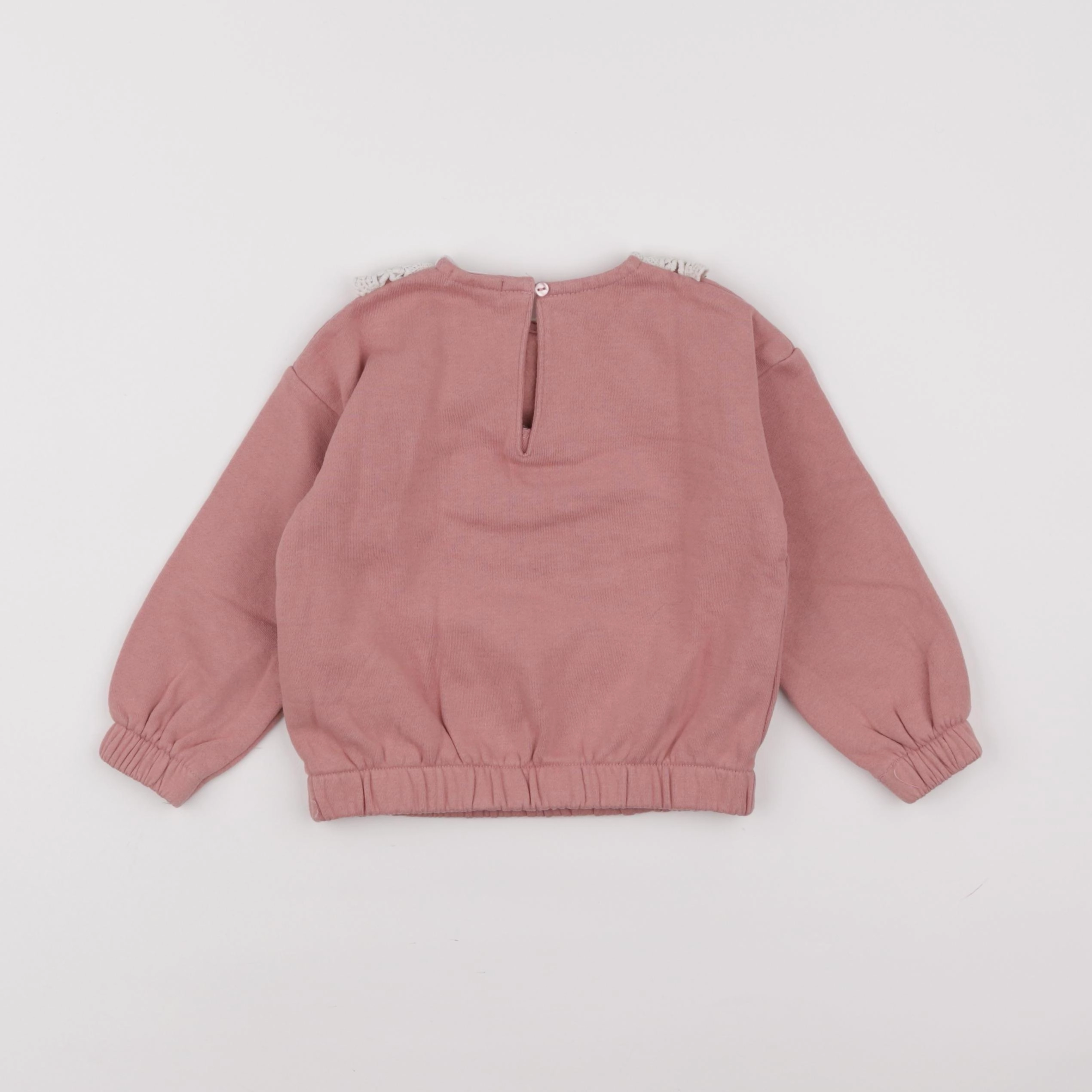 Vertbaudet - sweat rose - 3 ans