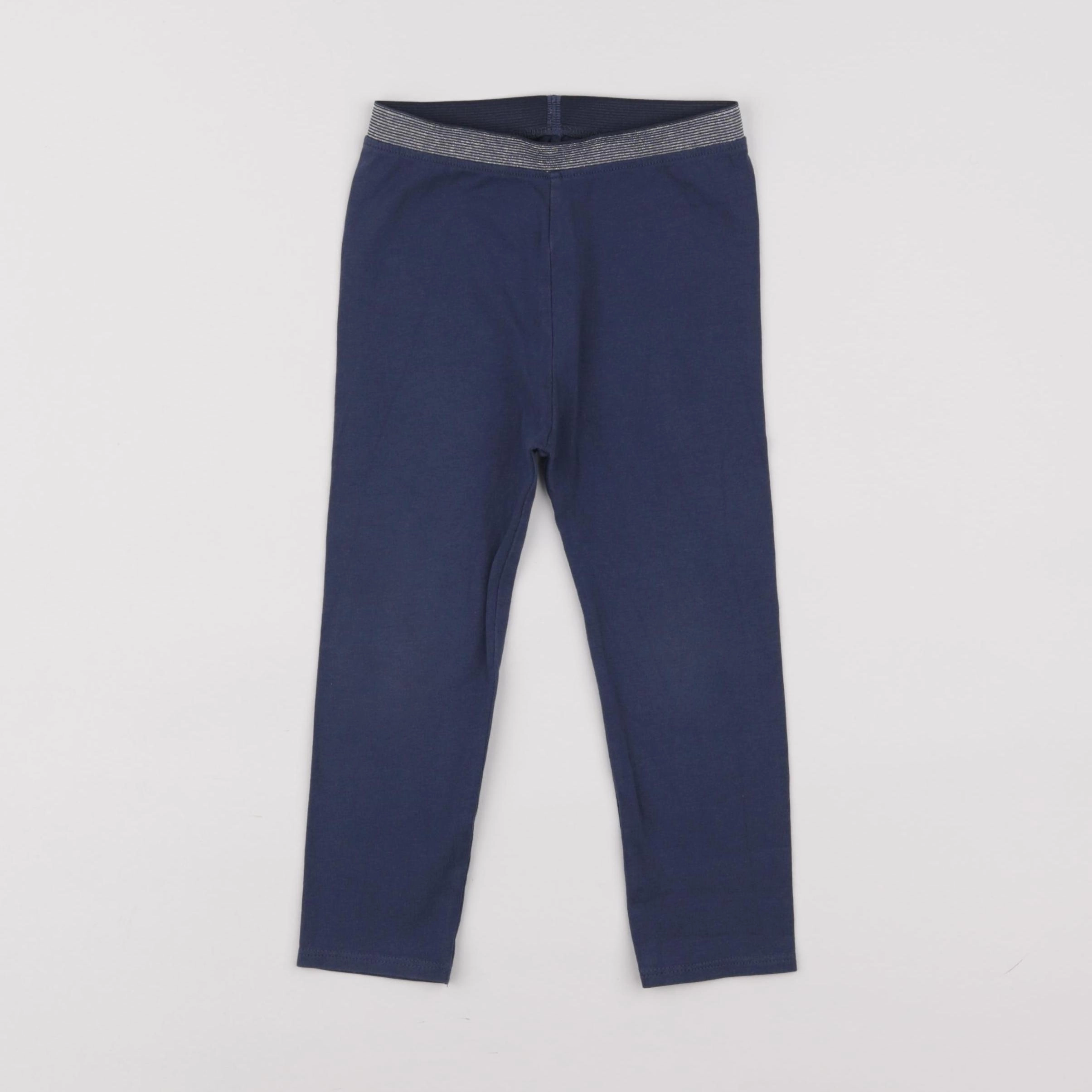 Vertbaudet - legging bleu - 36 mois
