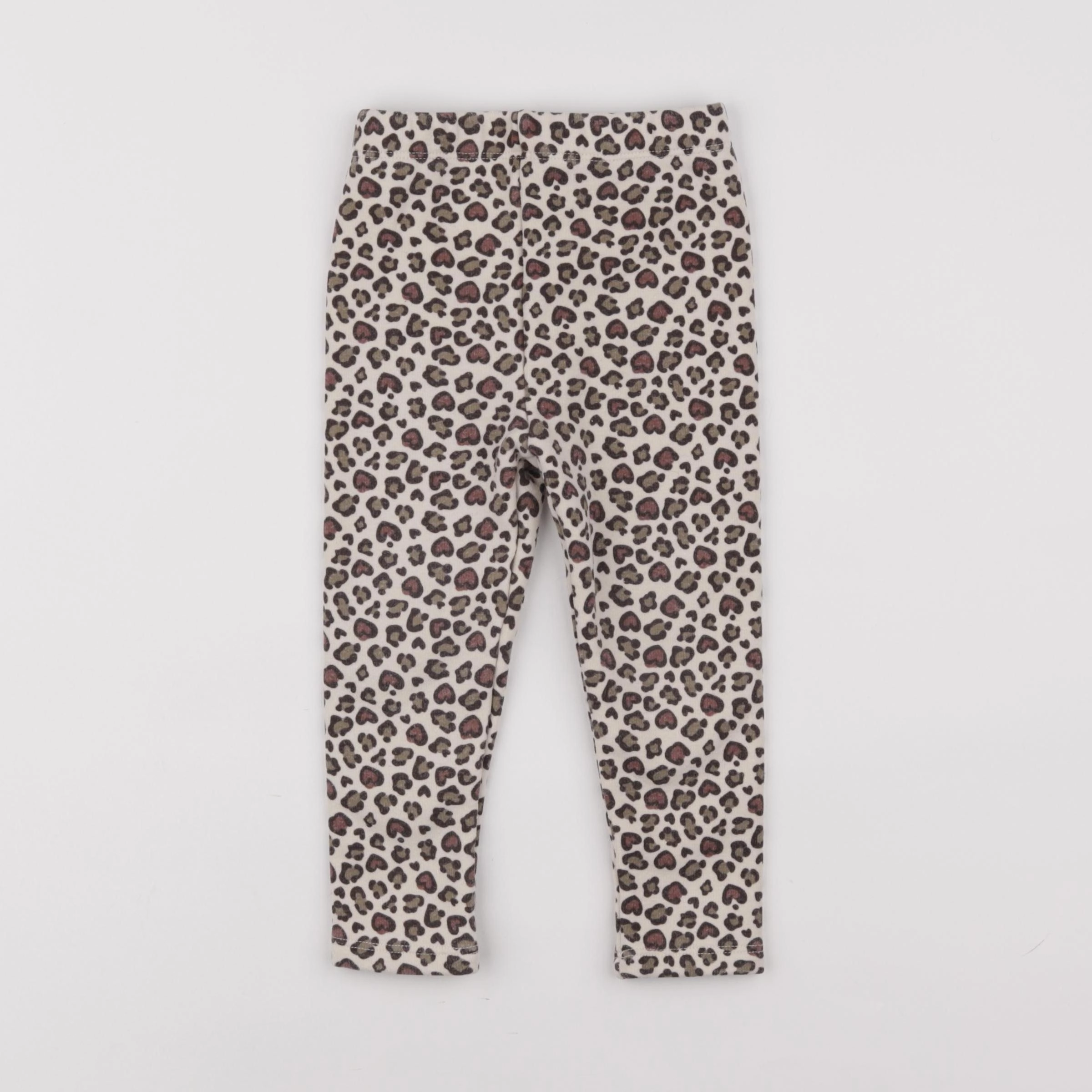 Vertbaudet - legging beige, marron - 3 ans