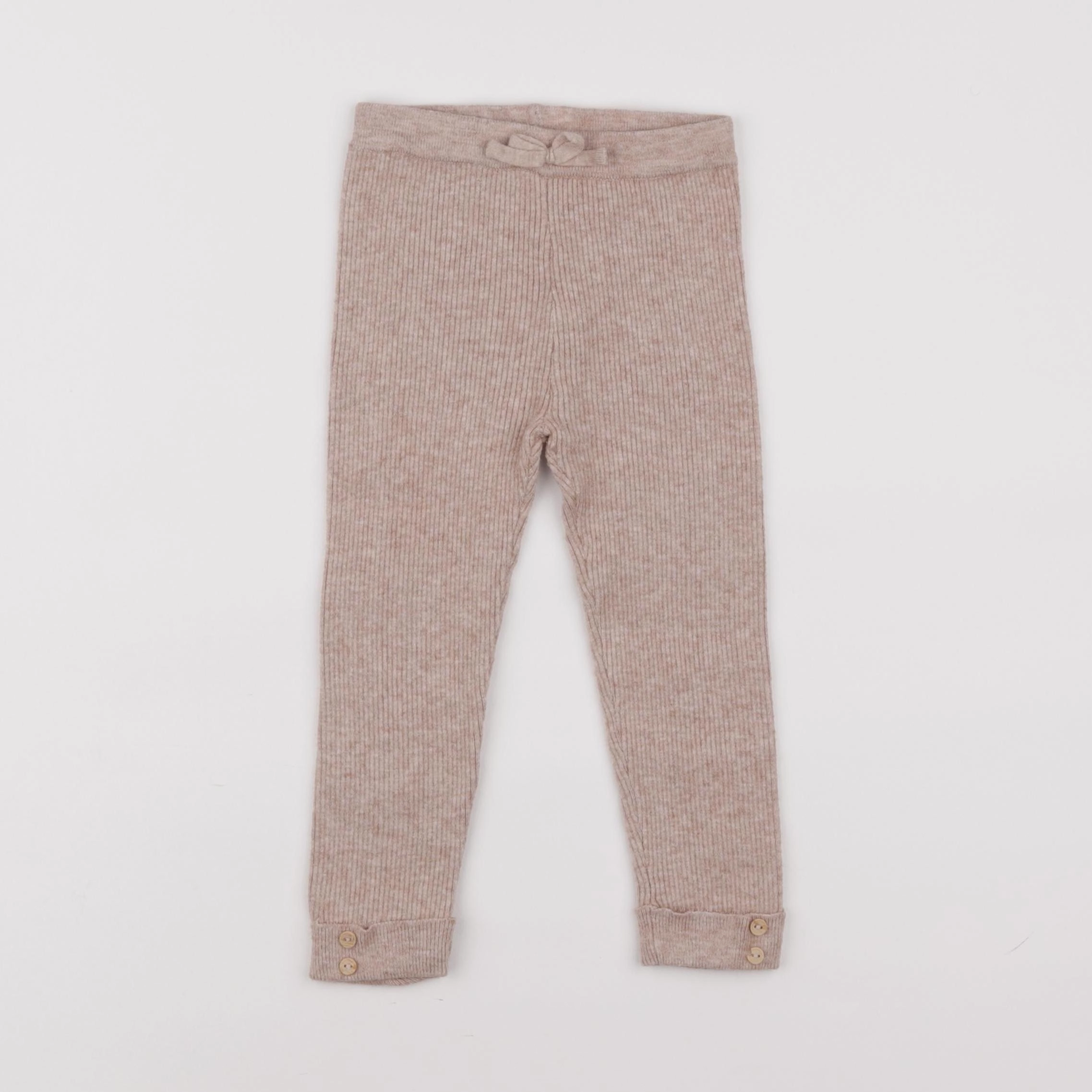 Vertbaudet - legging beige - 36 mois