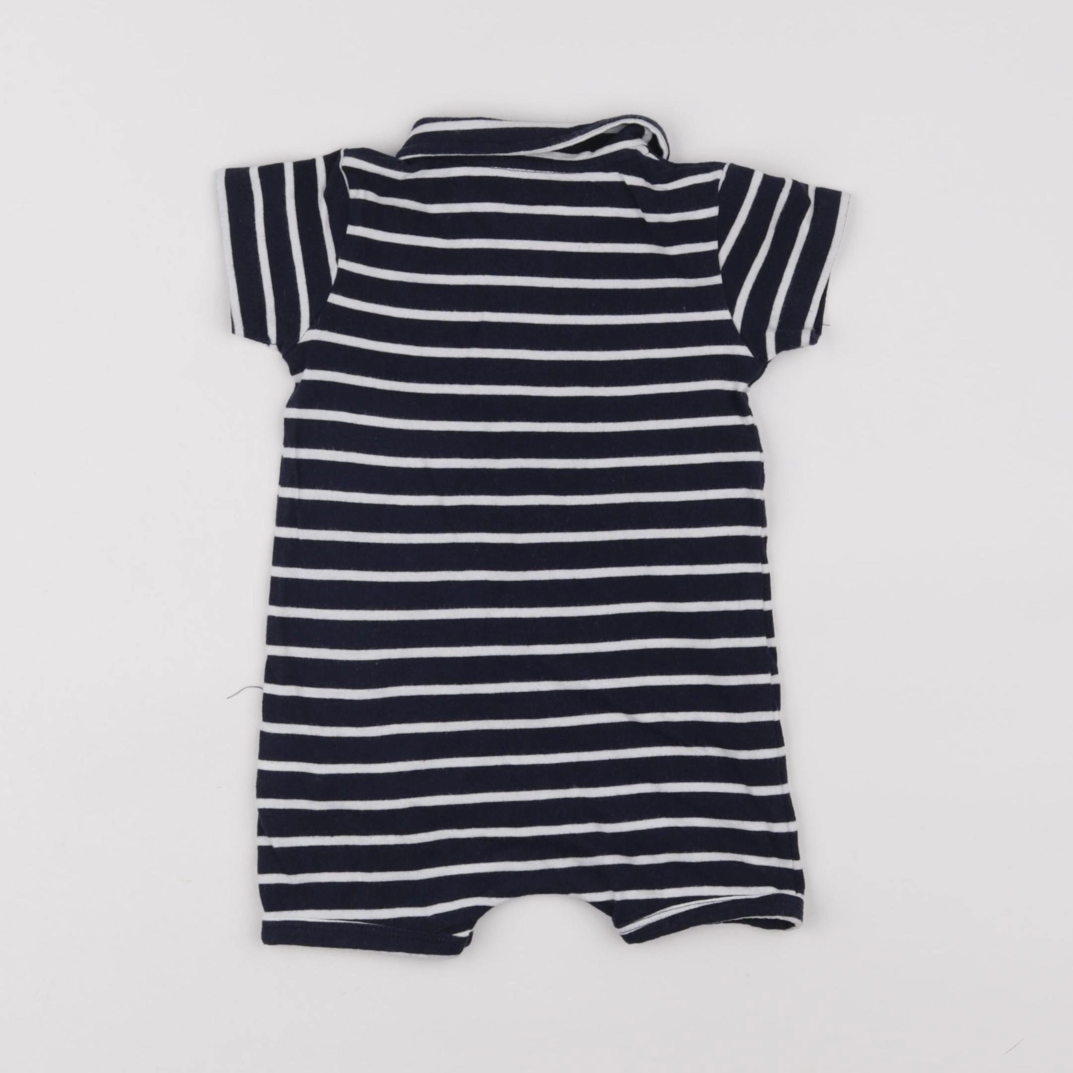 Vertbaudet - combinaison bleu - 9 mois