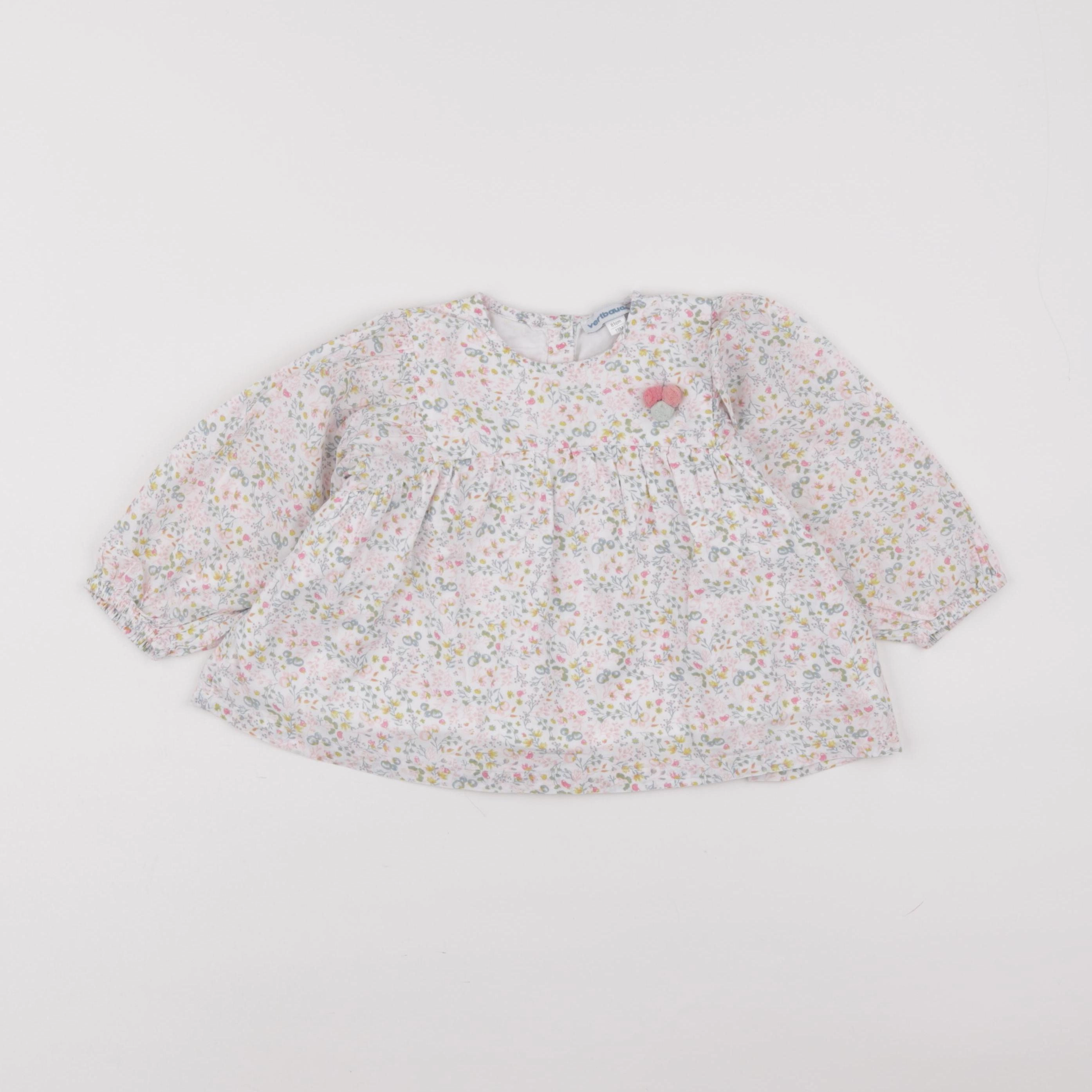 Vertbaudet - blouse blanc - 18 mois