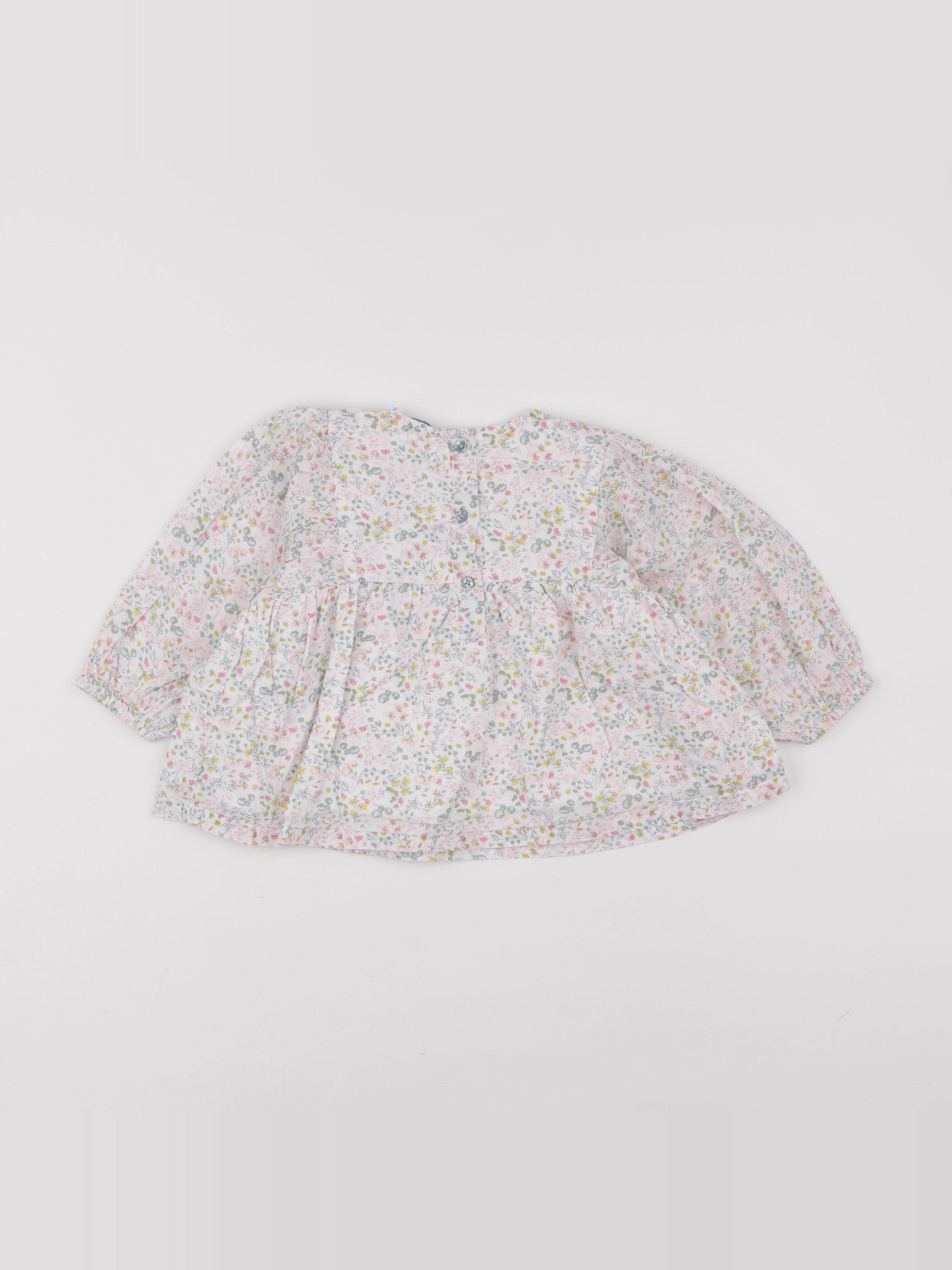 Vertbaudet - blouse blanc - 18 mois