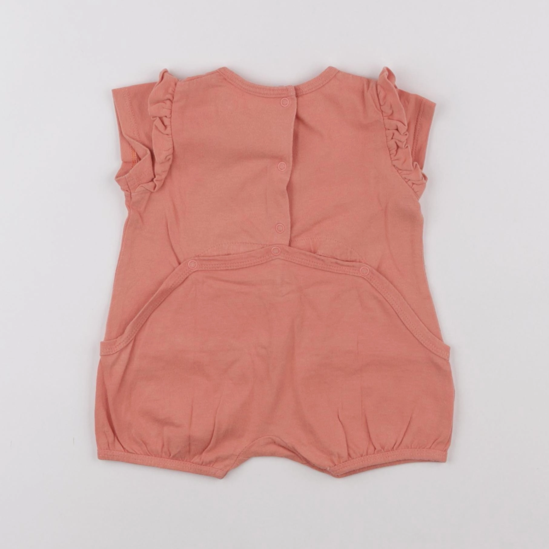 Vertbaudet - combinaison rose - 6 mois